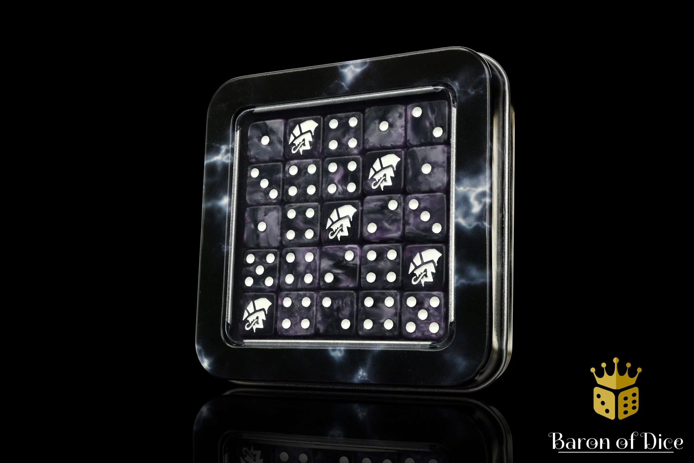 Alien Dice - Purple & White - Image 8