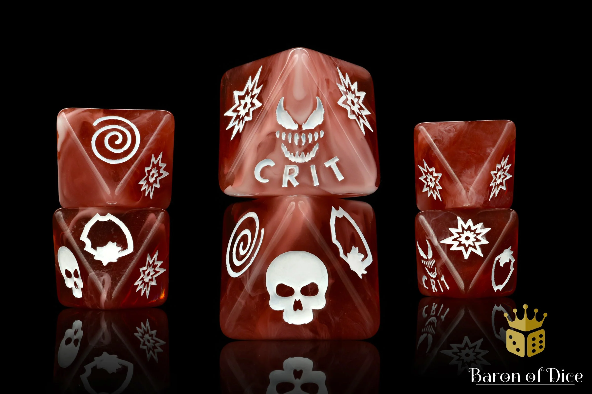 Bloody Symbiote Dark D8 Dice Set - Image 4
