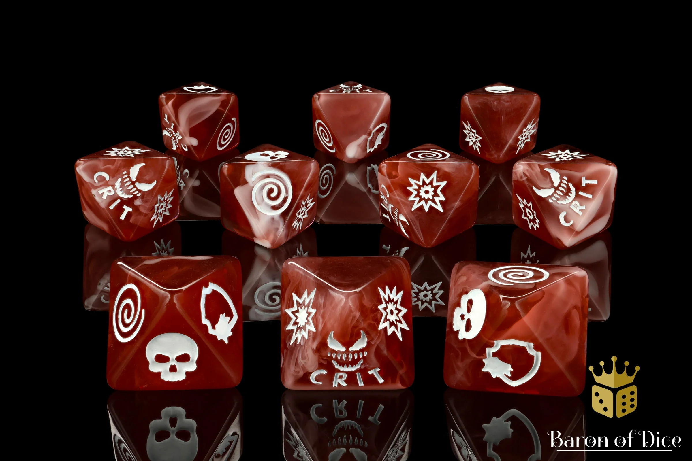 Bloody Symbiote Dark D8 Dice Set - Image 5