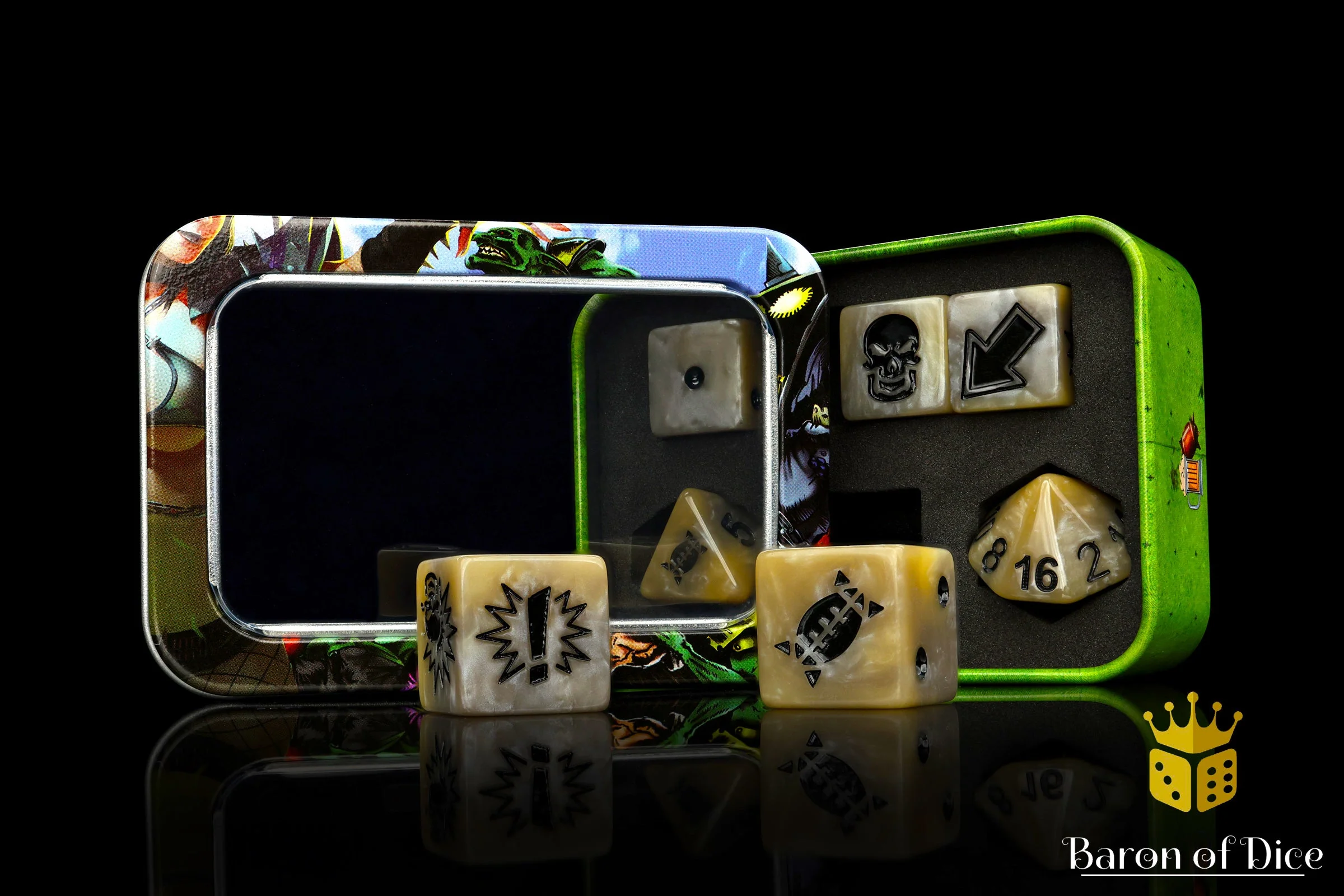 Bone, Football Dice Sets - Image 4