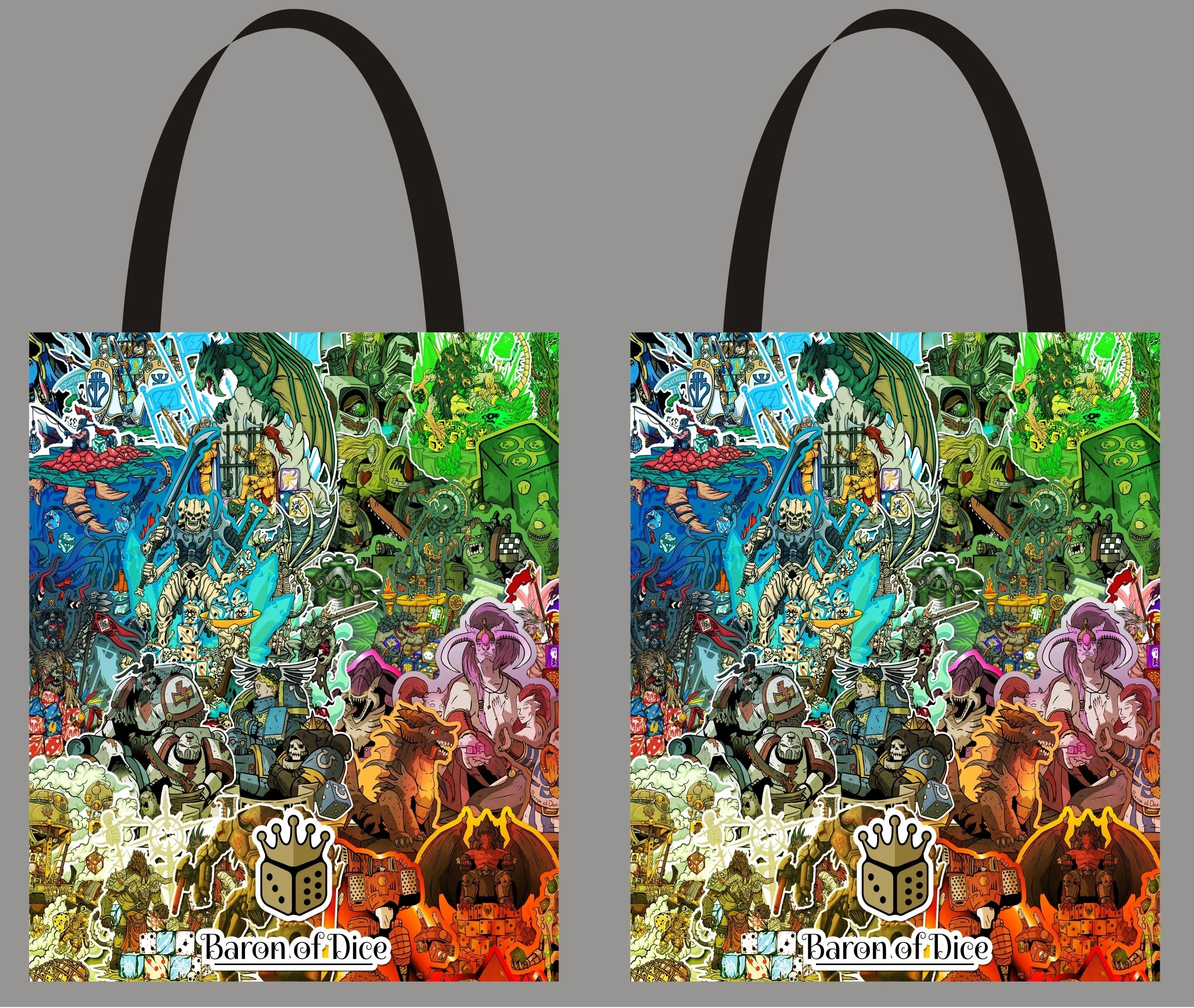 Canvas Tote, Large - Image 2