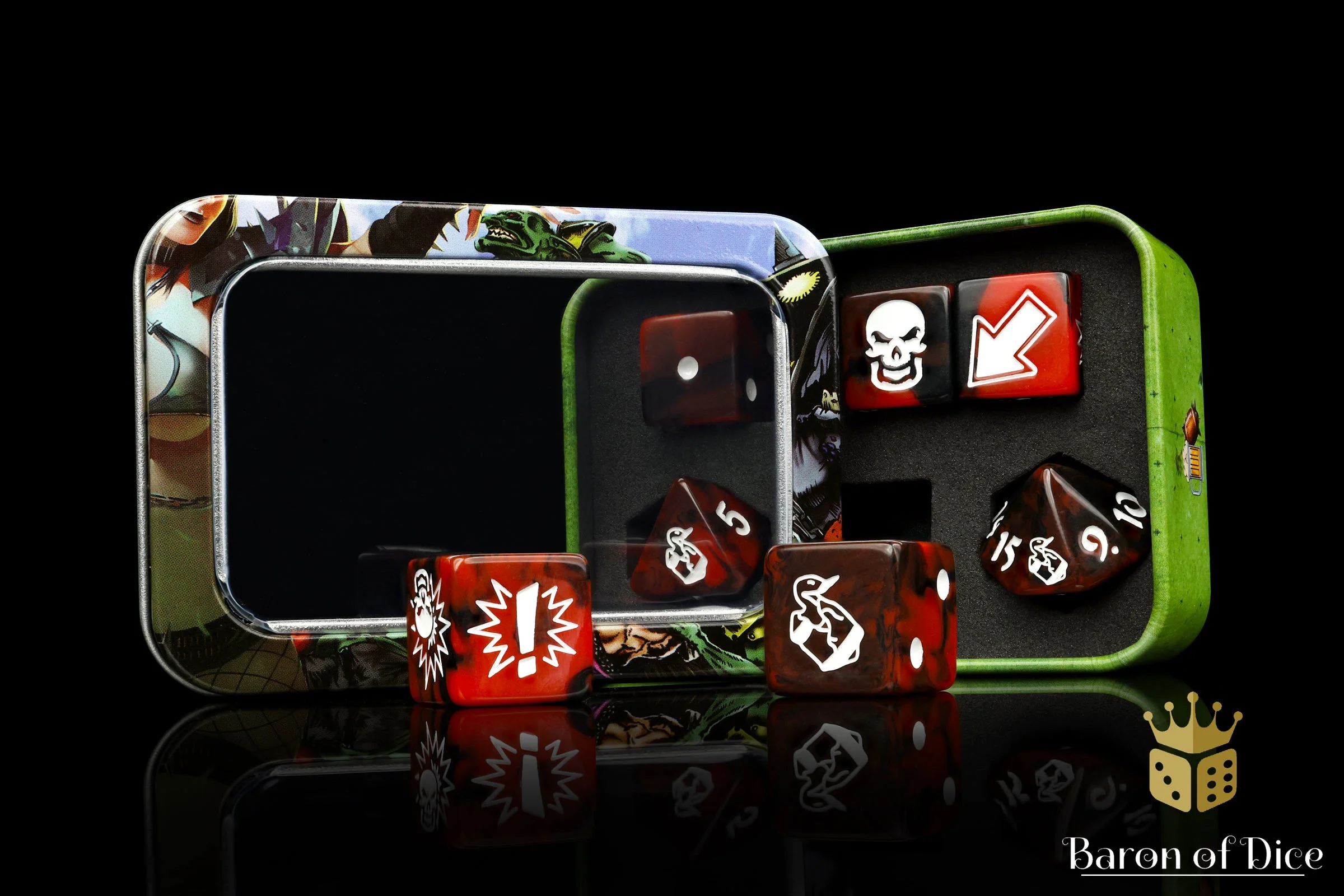 Chaos Red, Football Dice Sets - Image 7