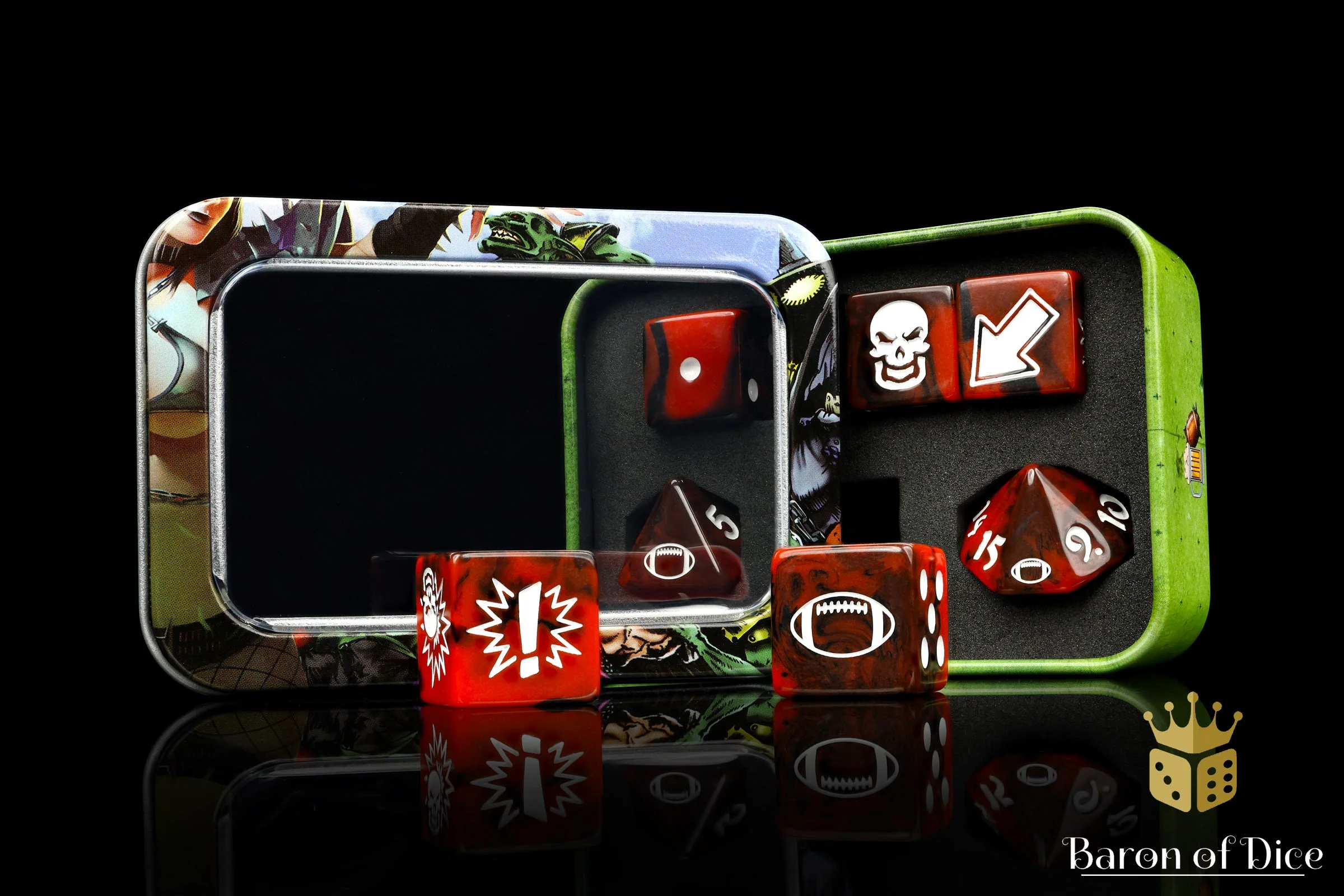Chaos Red, Football Dice Sets - Image 9