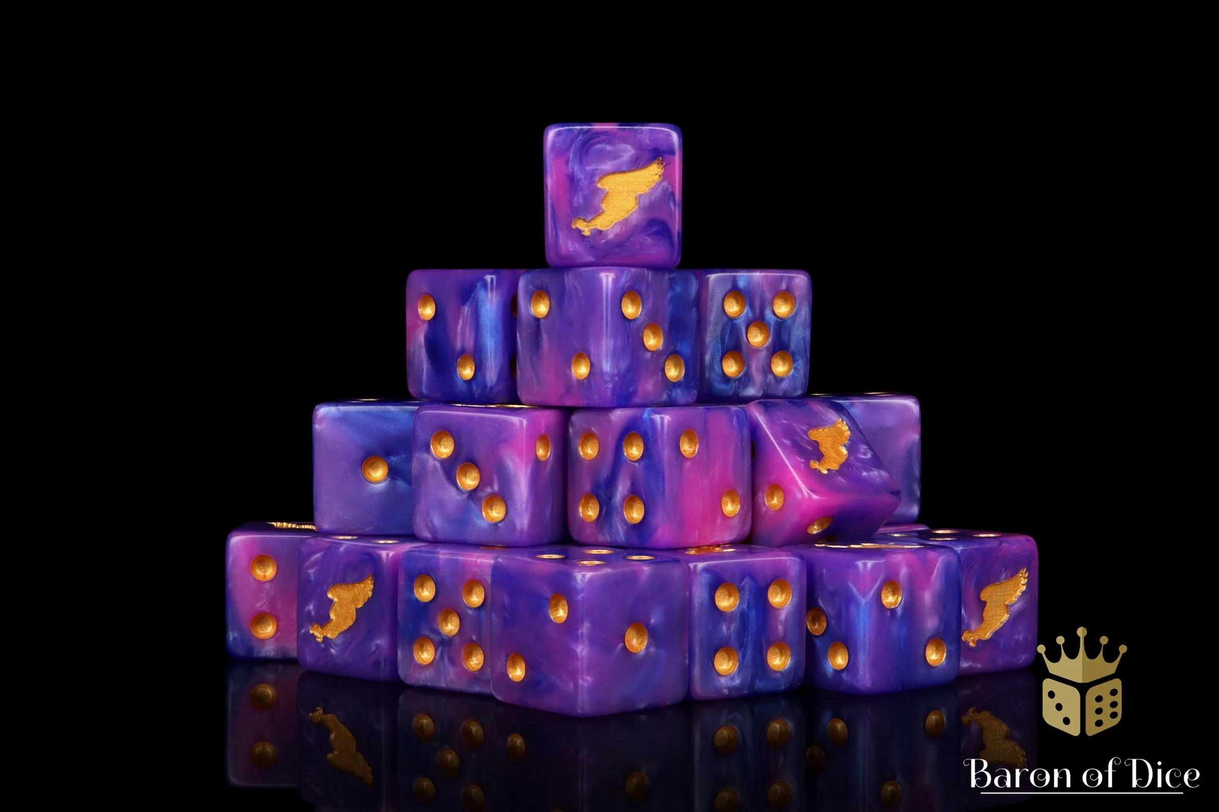 Children Of Profligacy, Gold Inlay Dice - Image 4