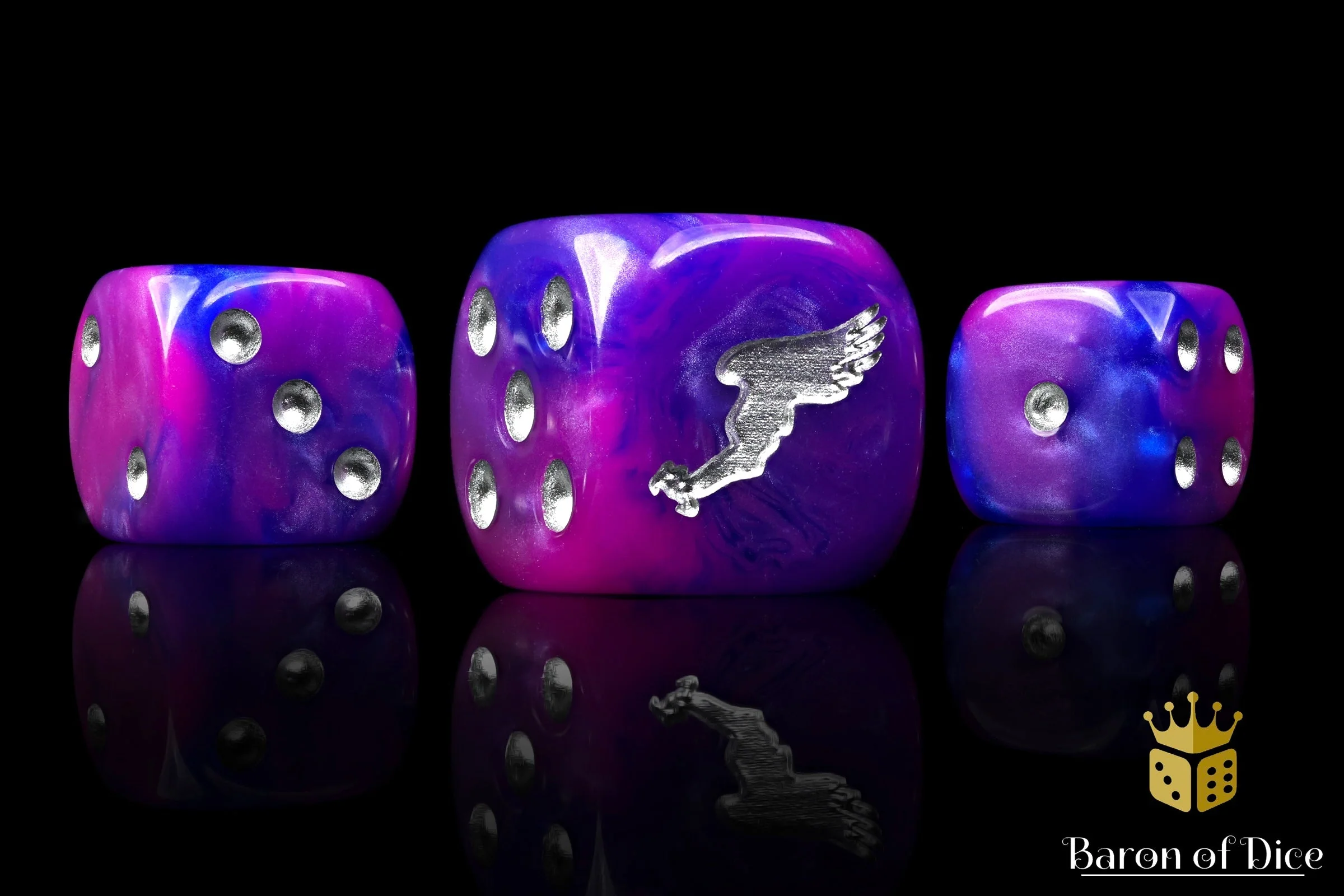 Children Of Profligacy, Silver Inlay Dice - Image 7