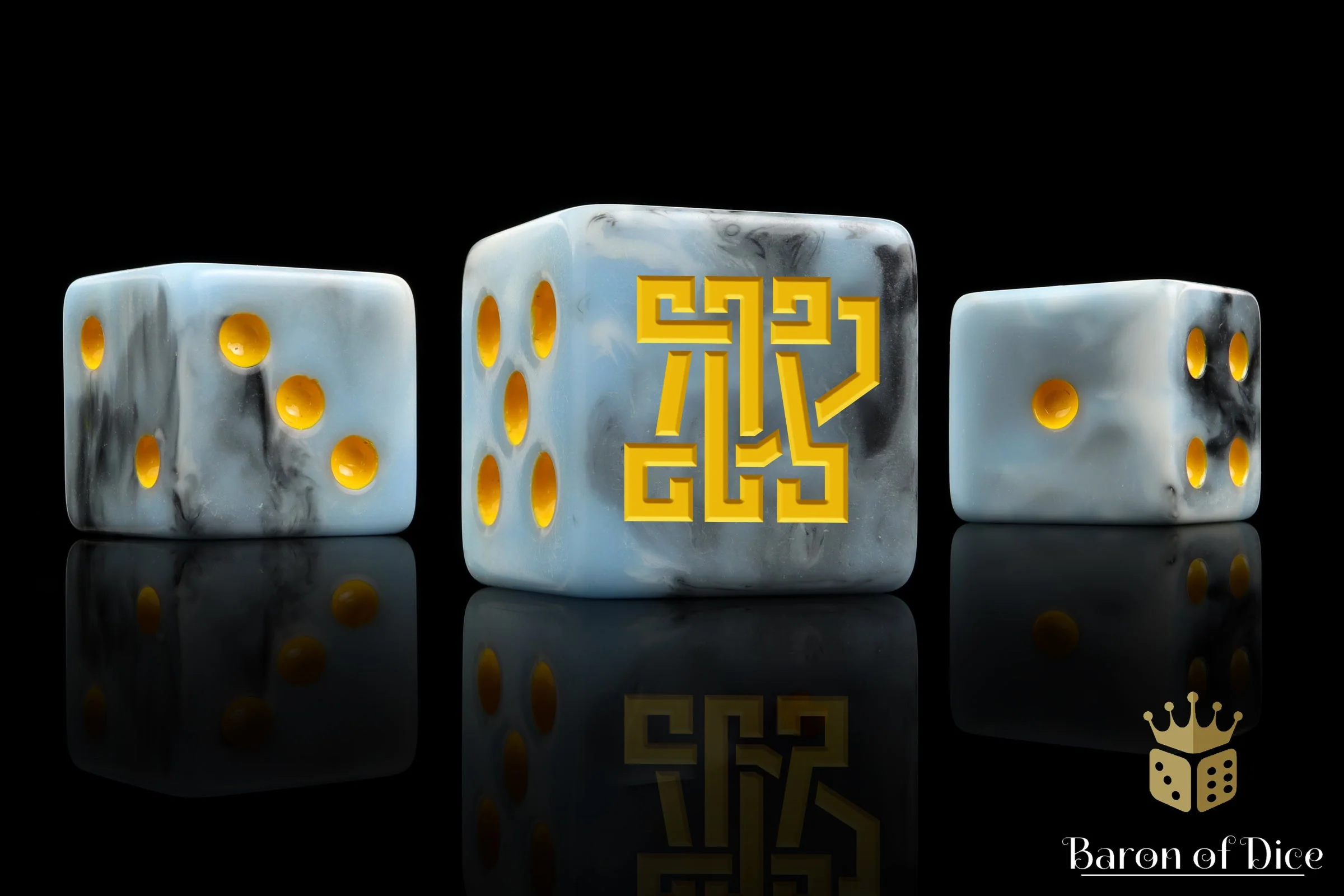 Clan Mcflaggon, Ice Blue, Dice - Image 4