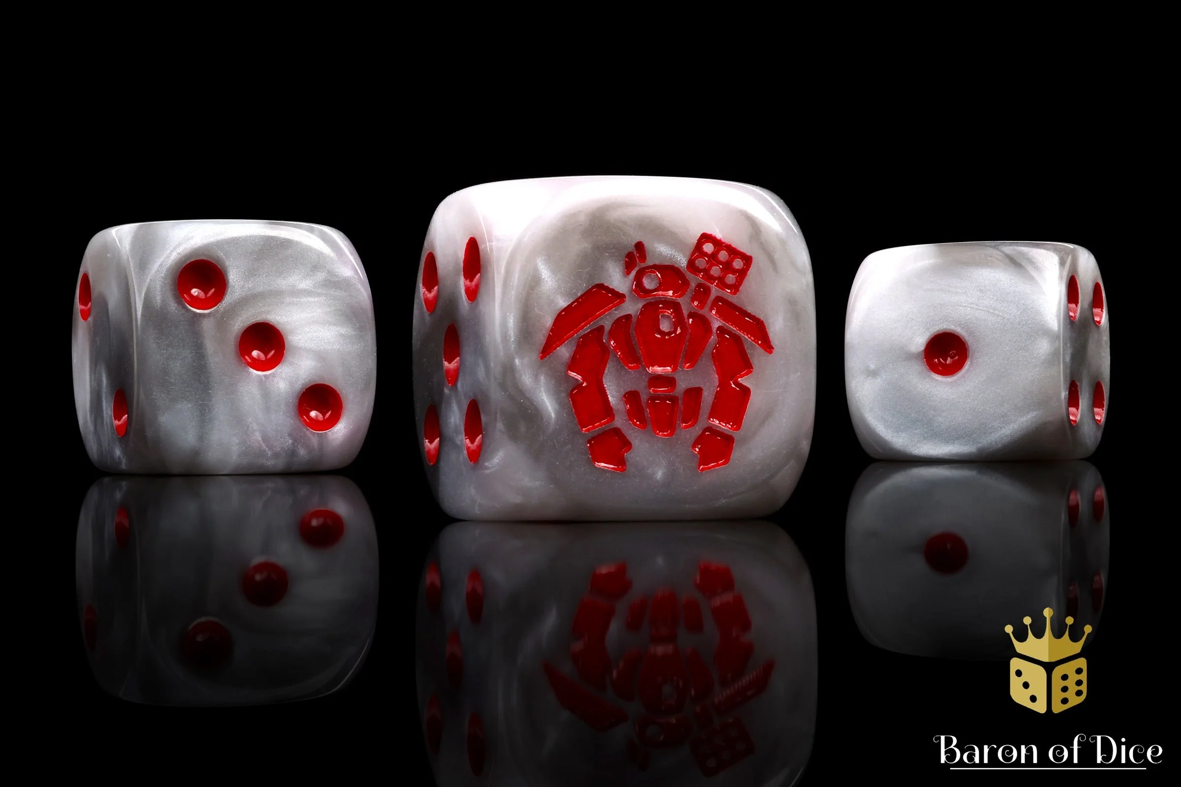 Crisis Robot, White 16Mm Dice - Image 7