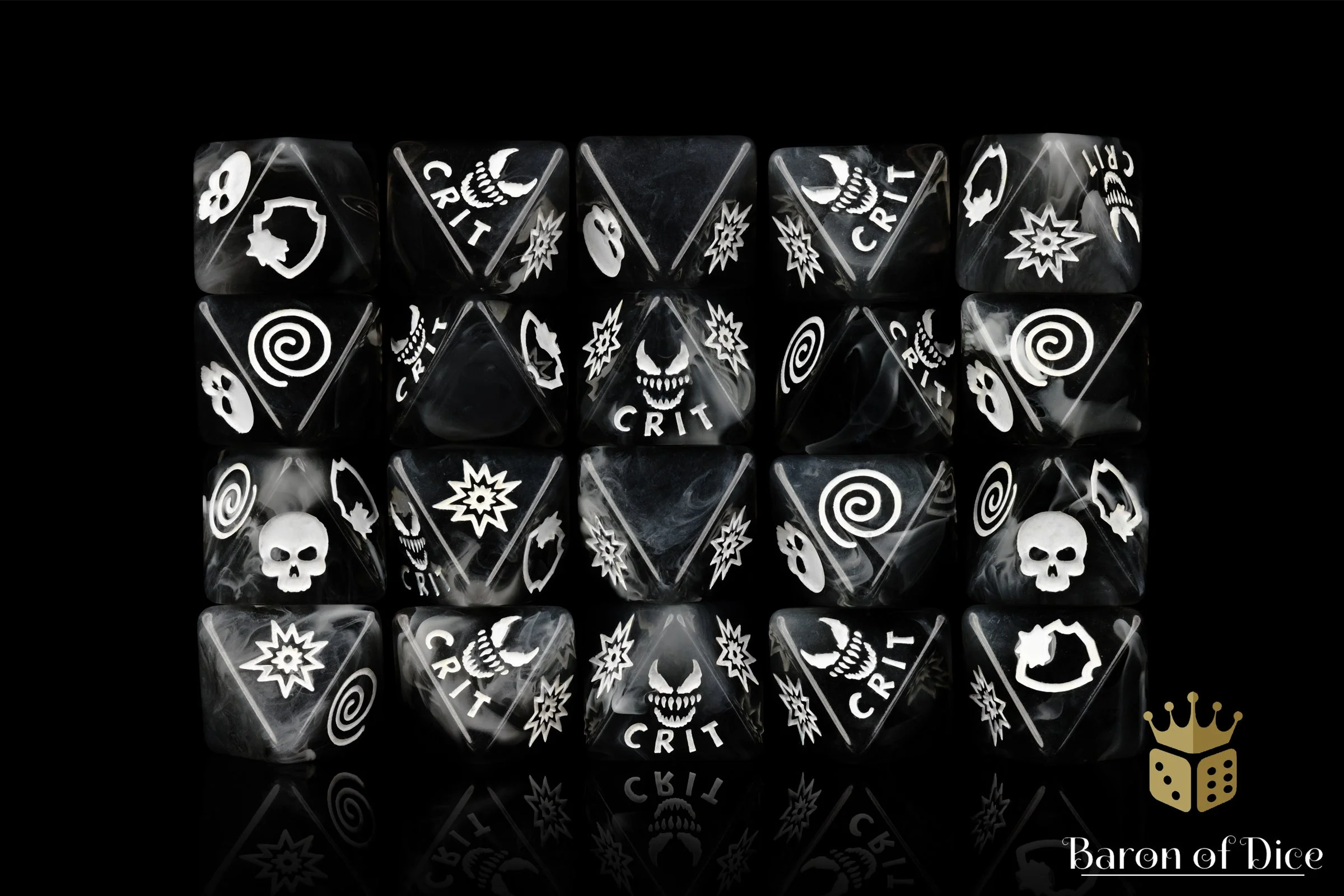 Dark Symbiote D8 Dice Set - Image 3