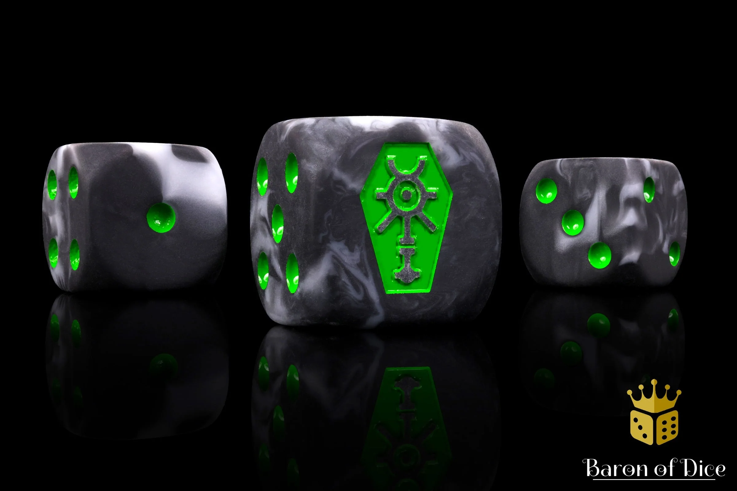 Day Of The Dead, Green Coffin, Dice - Image 5