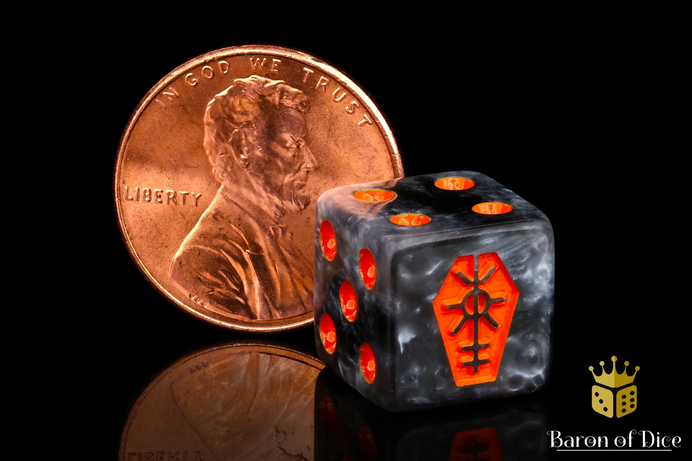 Day Of The Dead, Orange Coffin Dice - Image 10