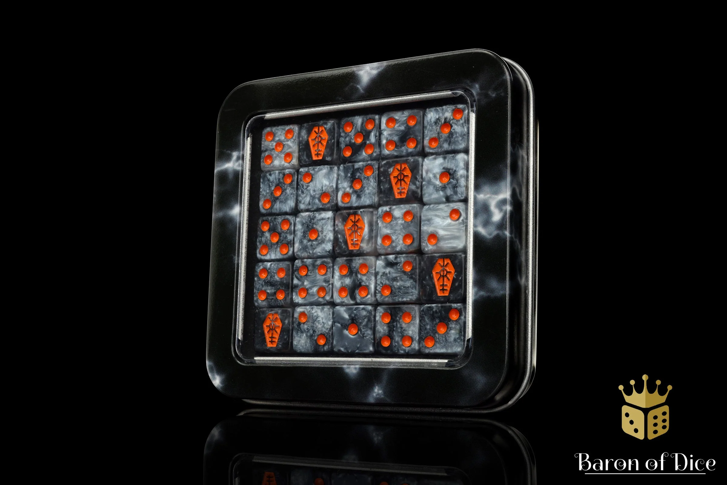 Day Of The Dead, Orange Coffin Dice - Image 7