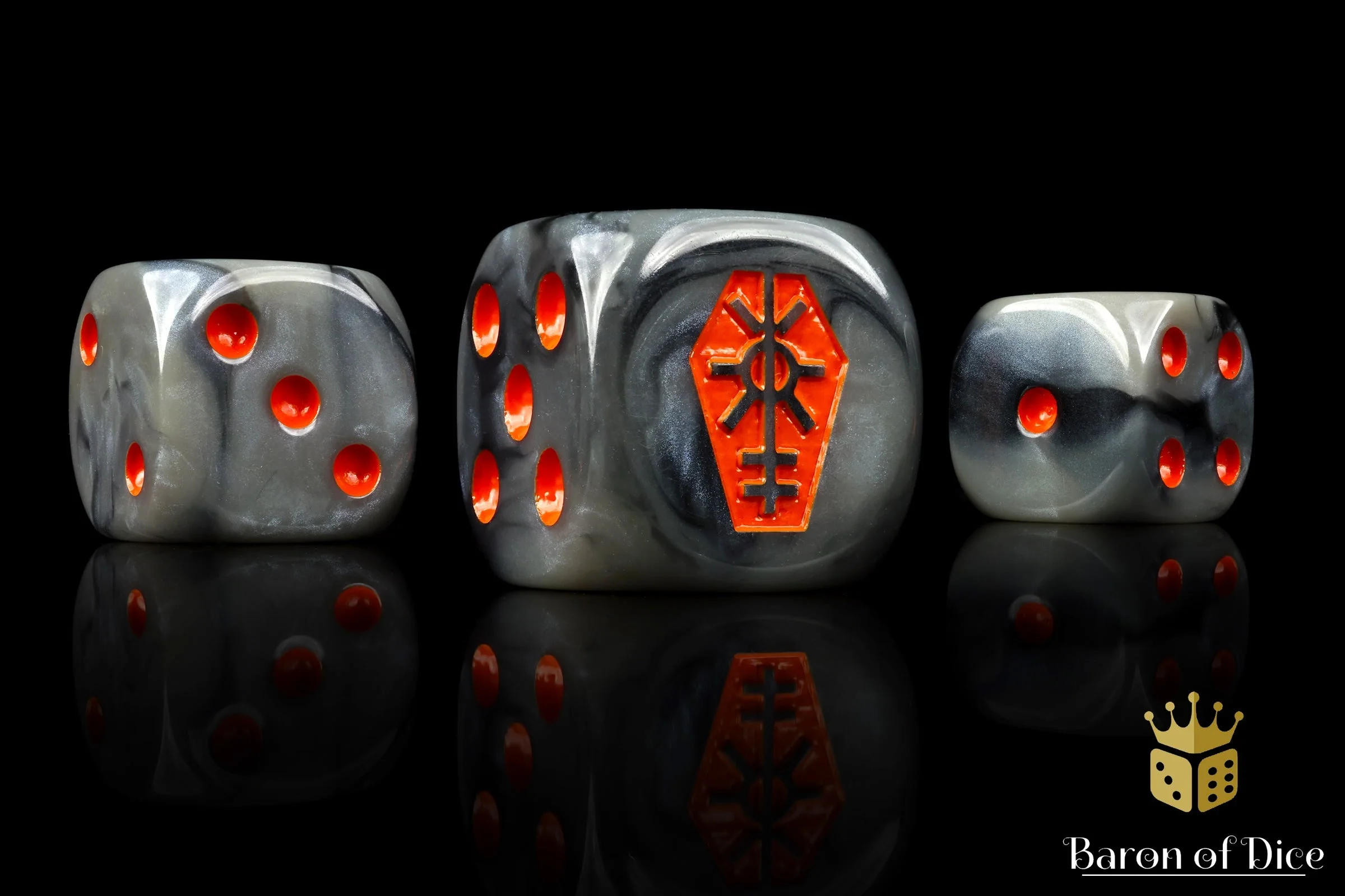 Day Of The Dead, Orange Coffin Dice - Image 9