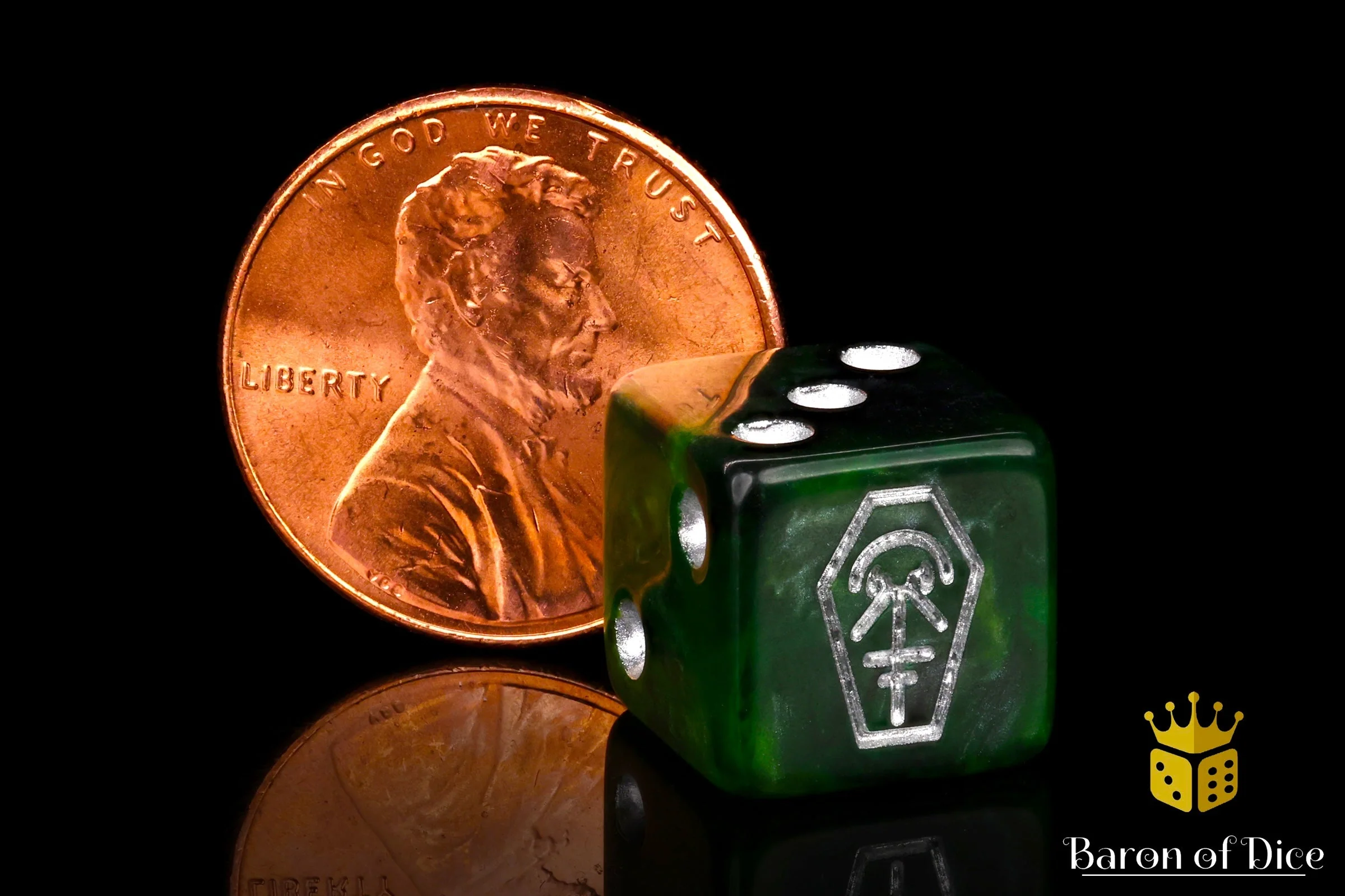 Day Of The Dead, Silver Coffin, Dice - Image 10