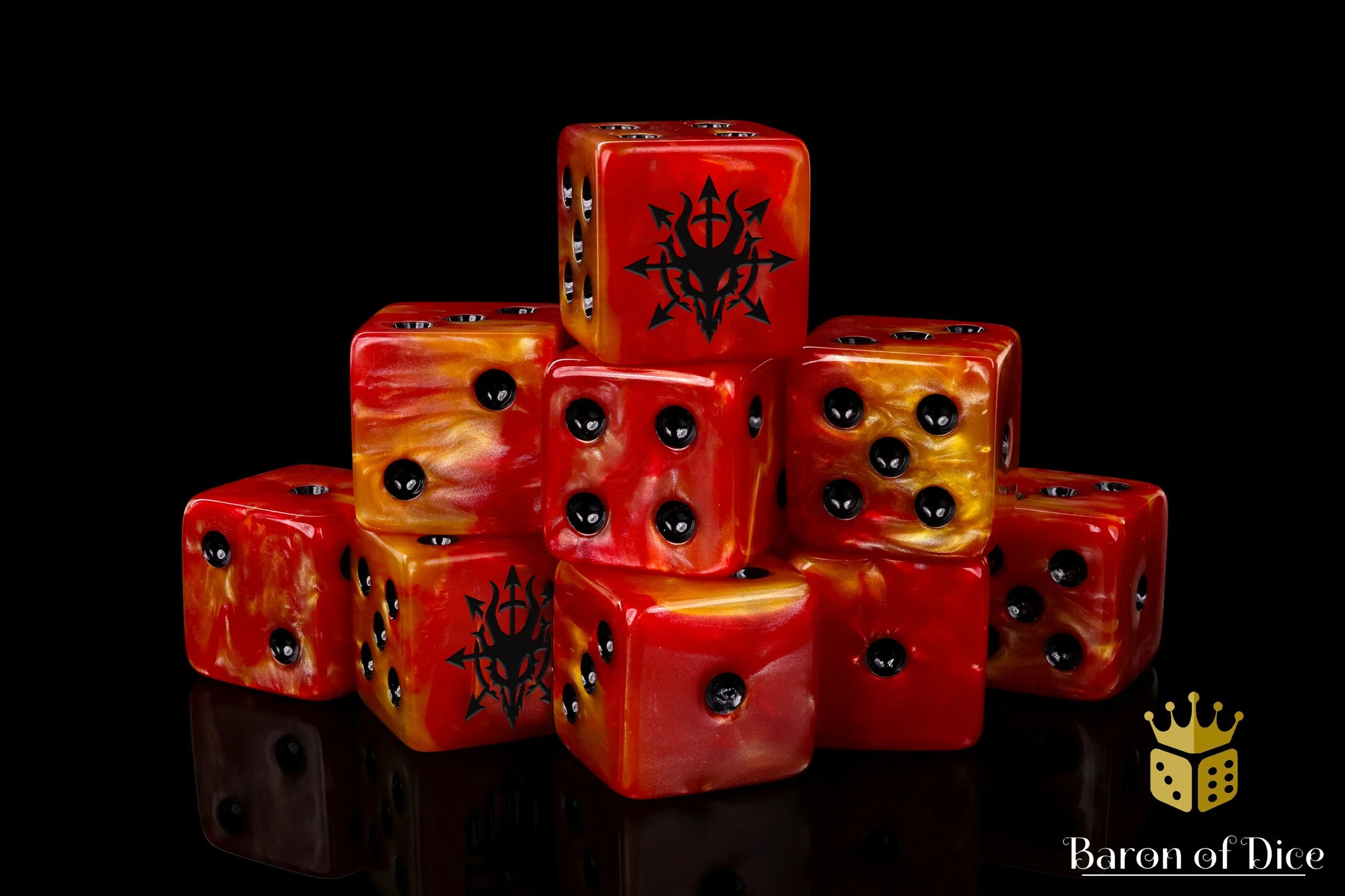 Devil Dragon, Fiery Hell, Dice - Image 8