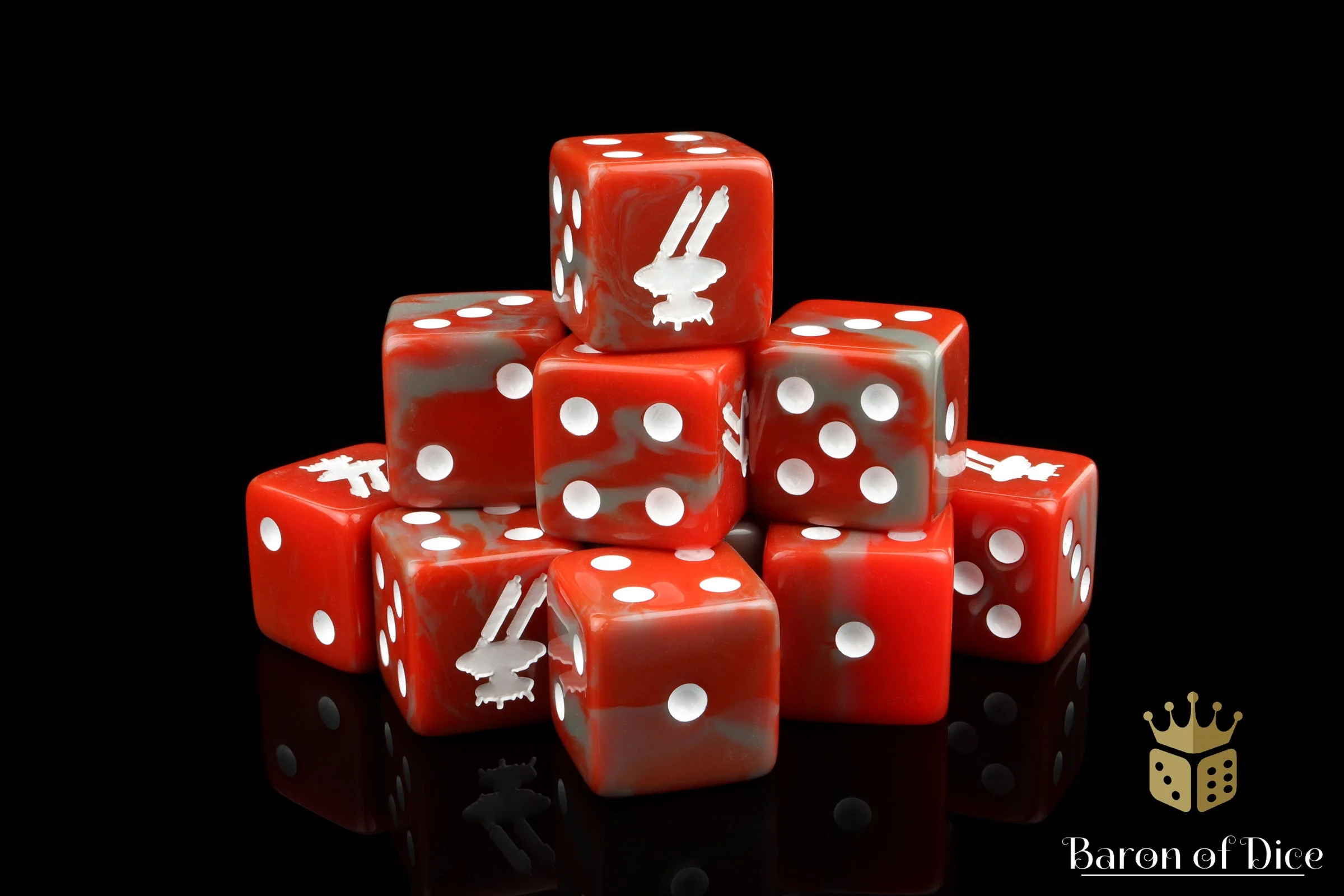 Drone, Red 16Mm Dice - Image 4