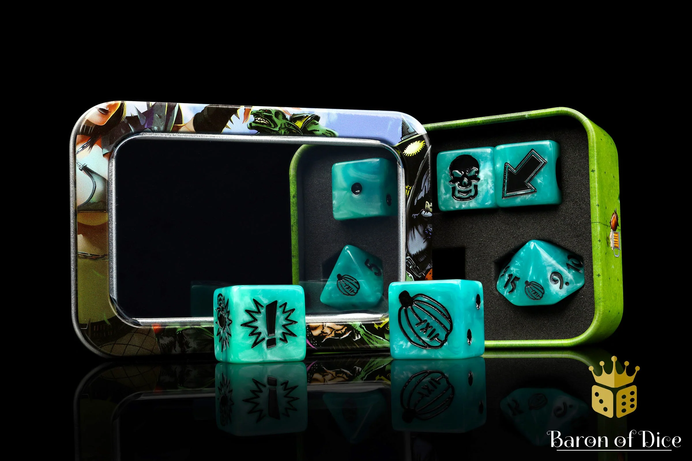 Ethereal Blue, Football Dice Sets - Image 11