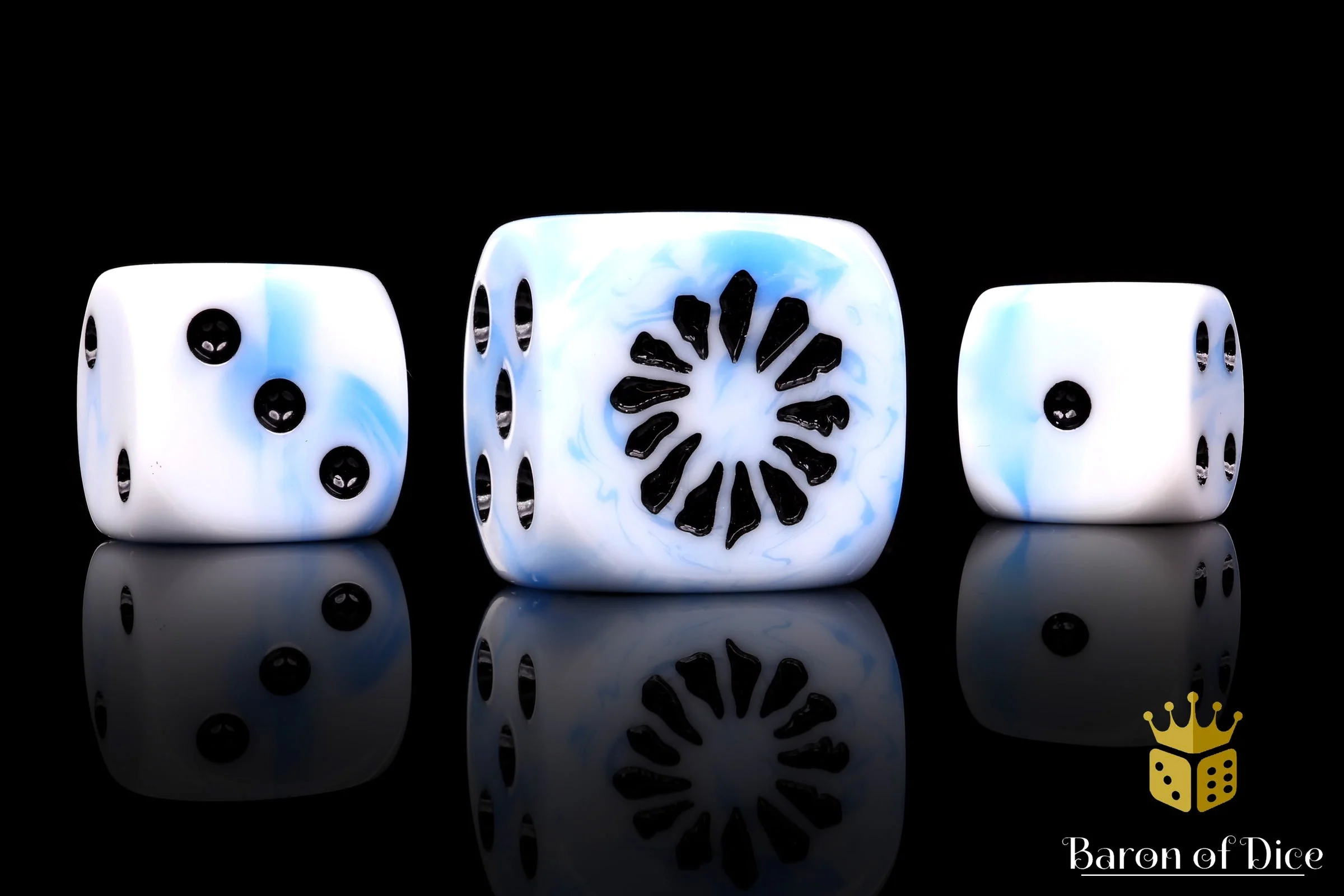 Fanged Maw, White Ice 16Mm Dice - Image 10