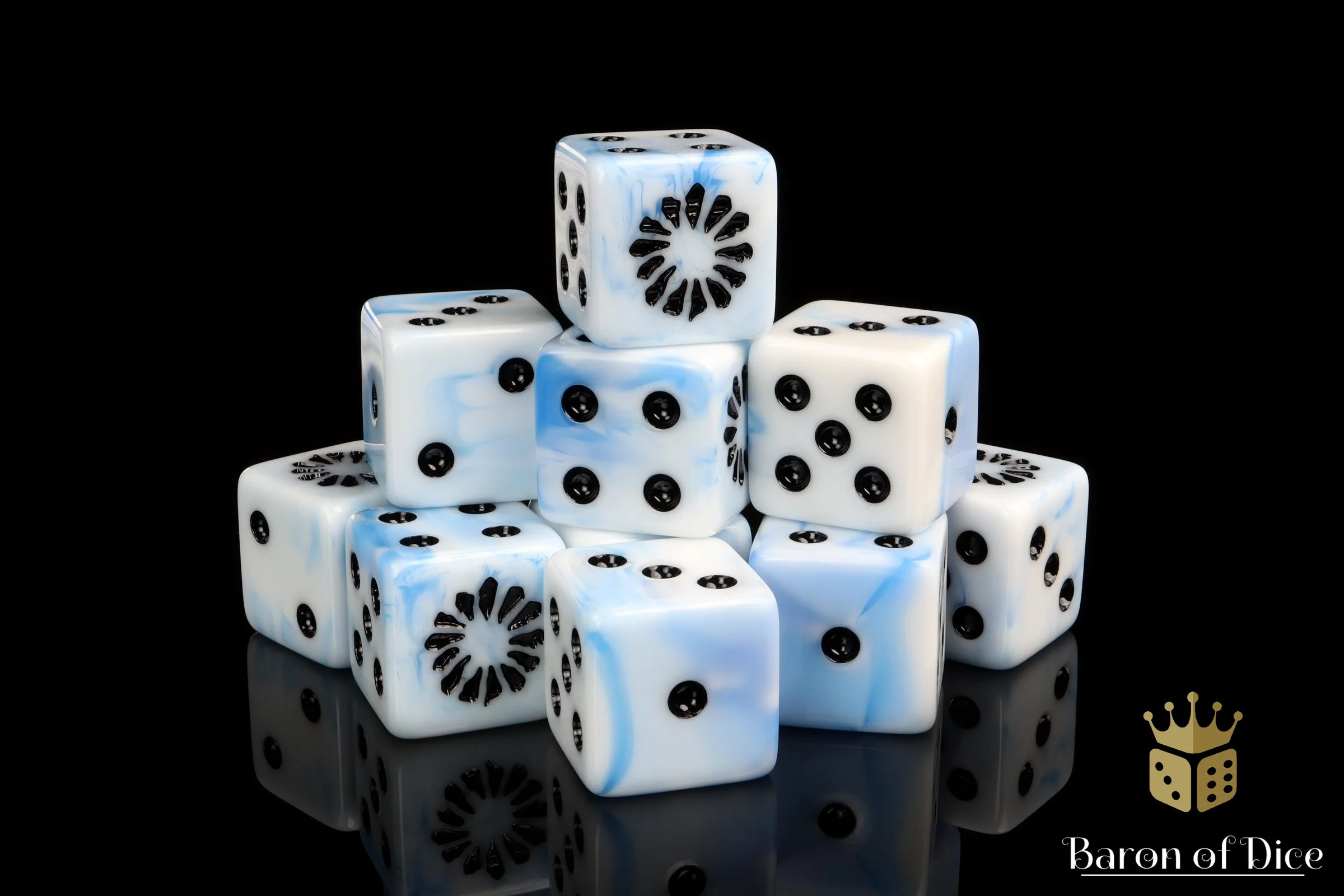 Fanged Maw, White Ice 16Mm Dice - Image 2