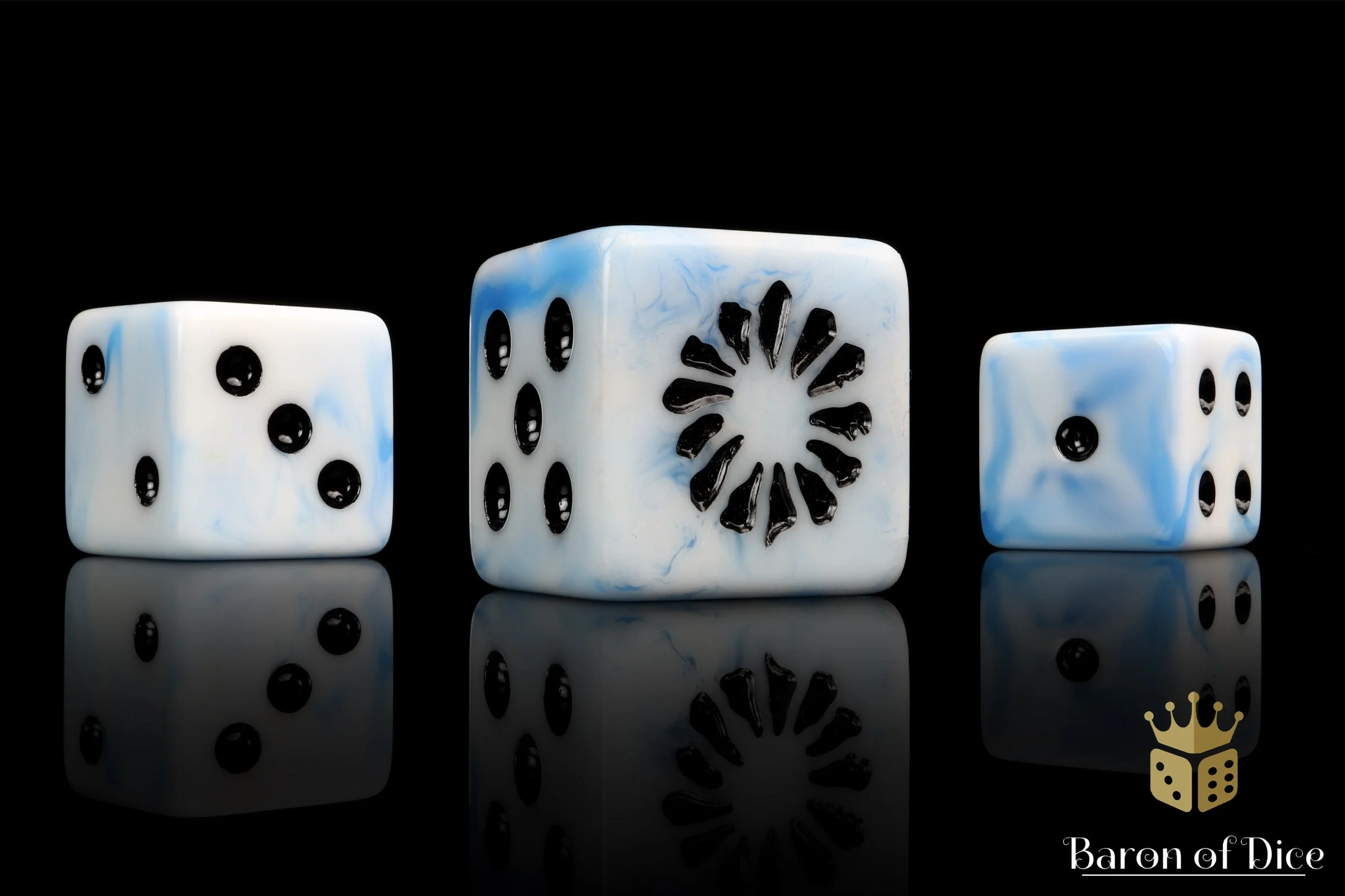 Fanged Maw, White Ice 16Mm Dice - Image 3