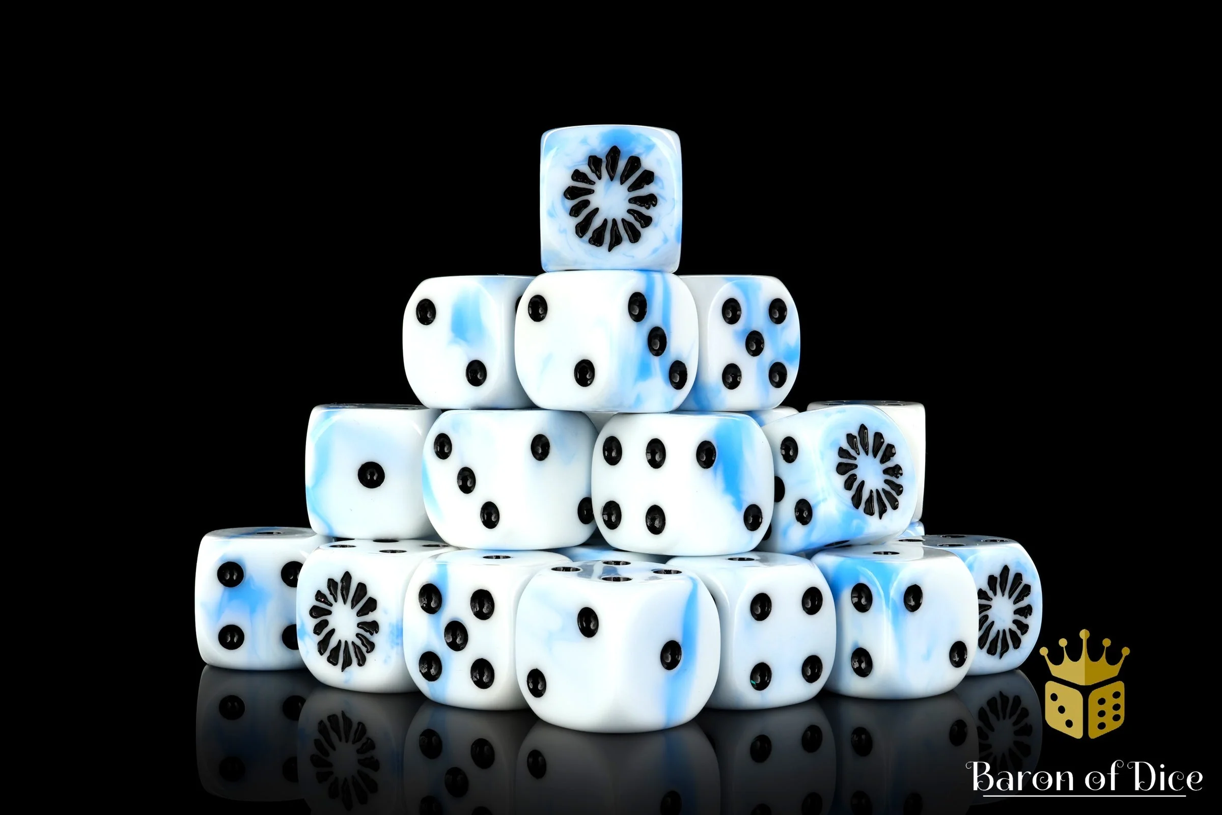 Fanged Maw, White Ice 16Mm Dice - Image 5