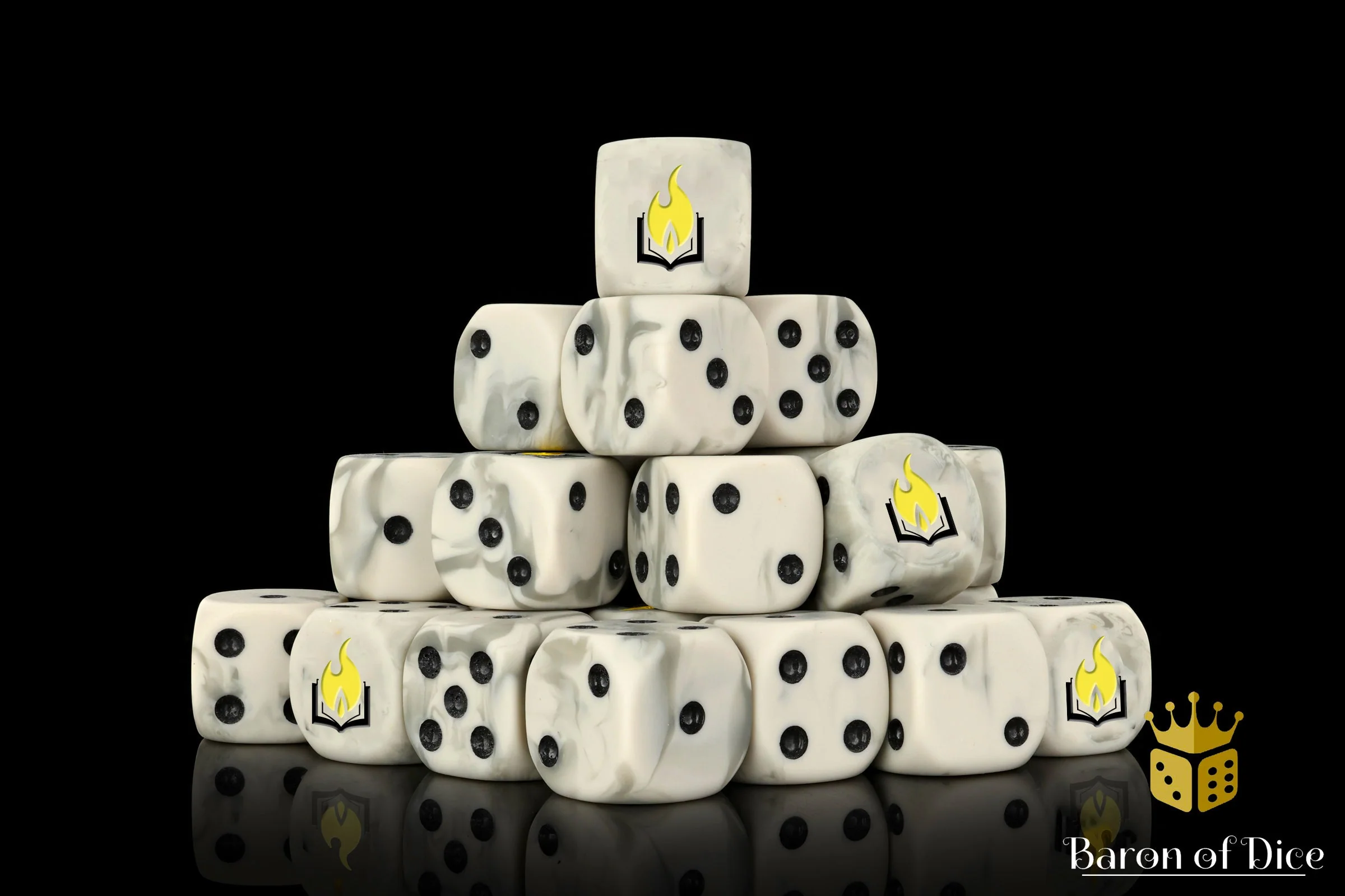 Flaming Book, 16Mm Dice - Image 4