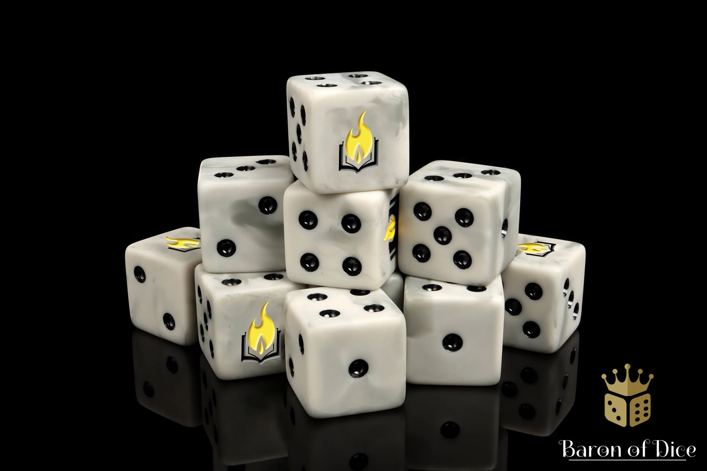 Flaming Book, 16Mm Dice - Image 7