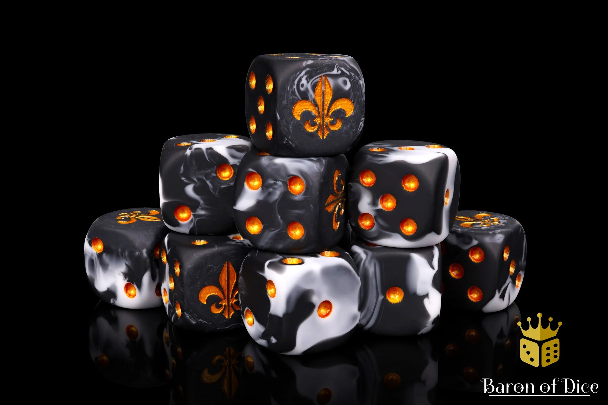 Fleur De Lis, Heritage, Dice - Image 2