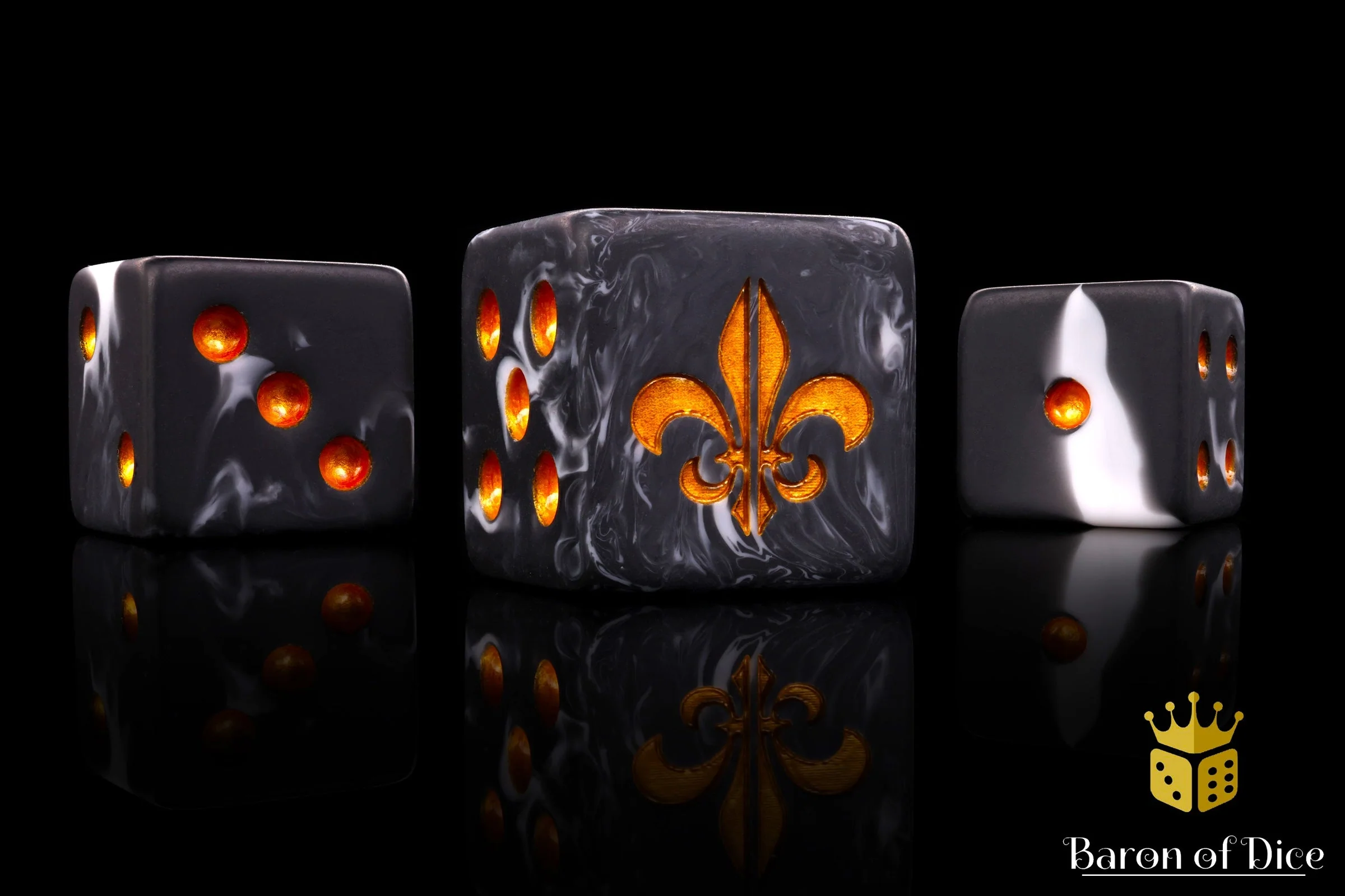 Fleur De Lis, Heritage, Dice - Image 4