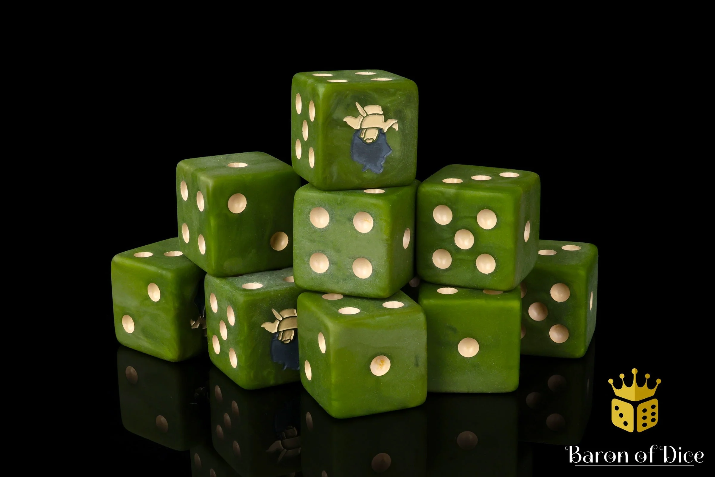 Forest Wizard, Square, 16Mm Dice - Image 2