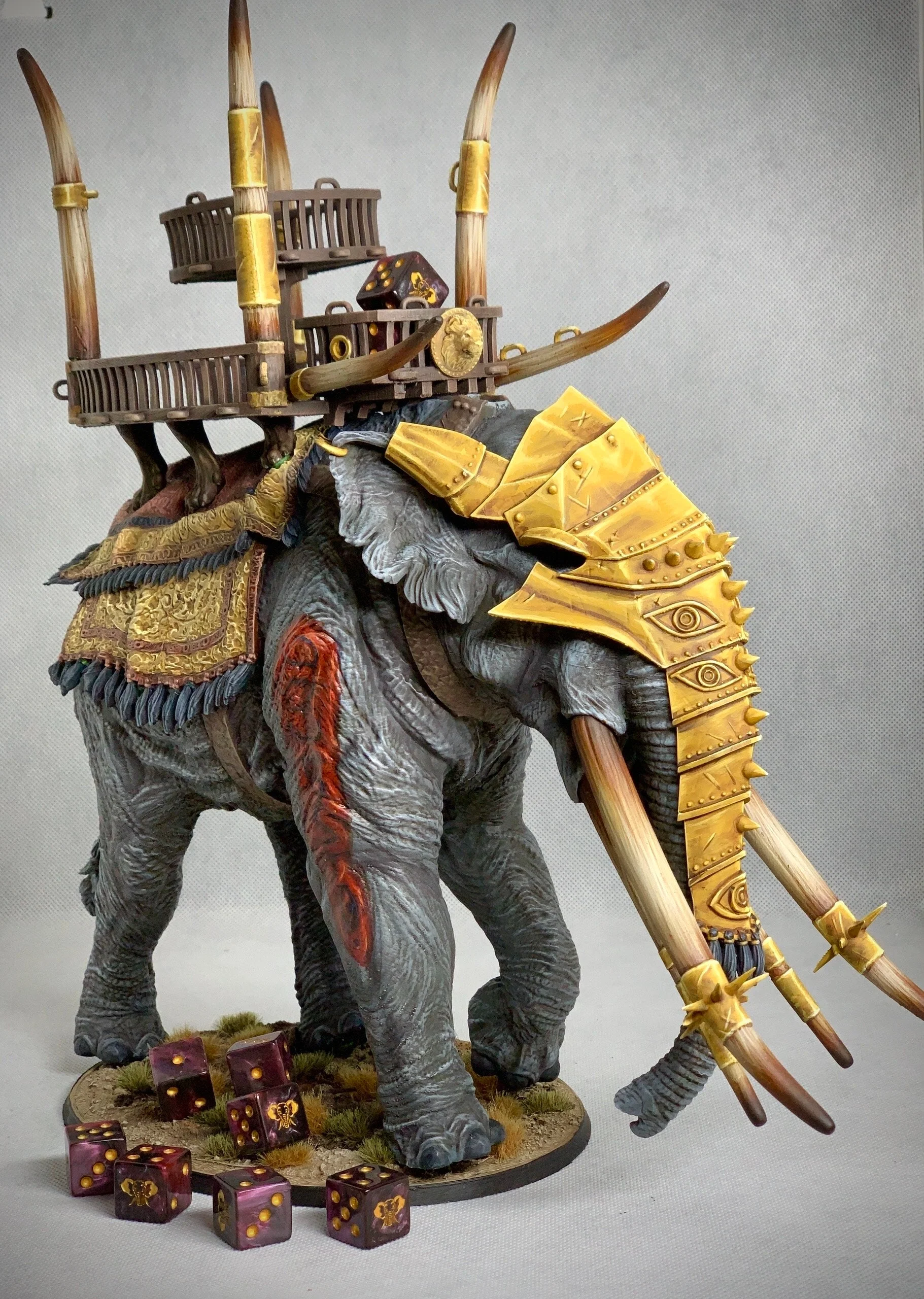 Four-Tusked Elephant, Square 16Mm Dice - Image 2
