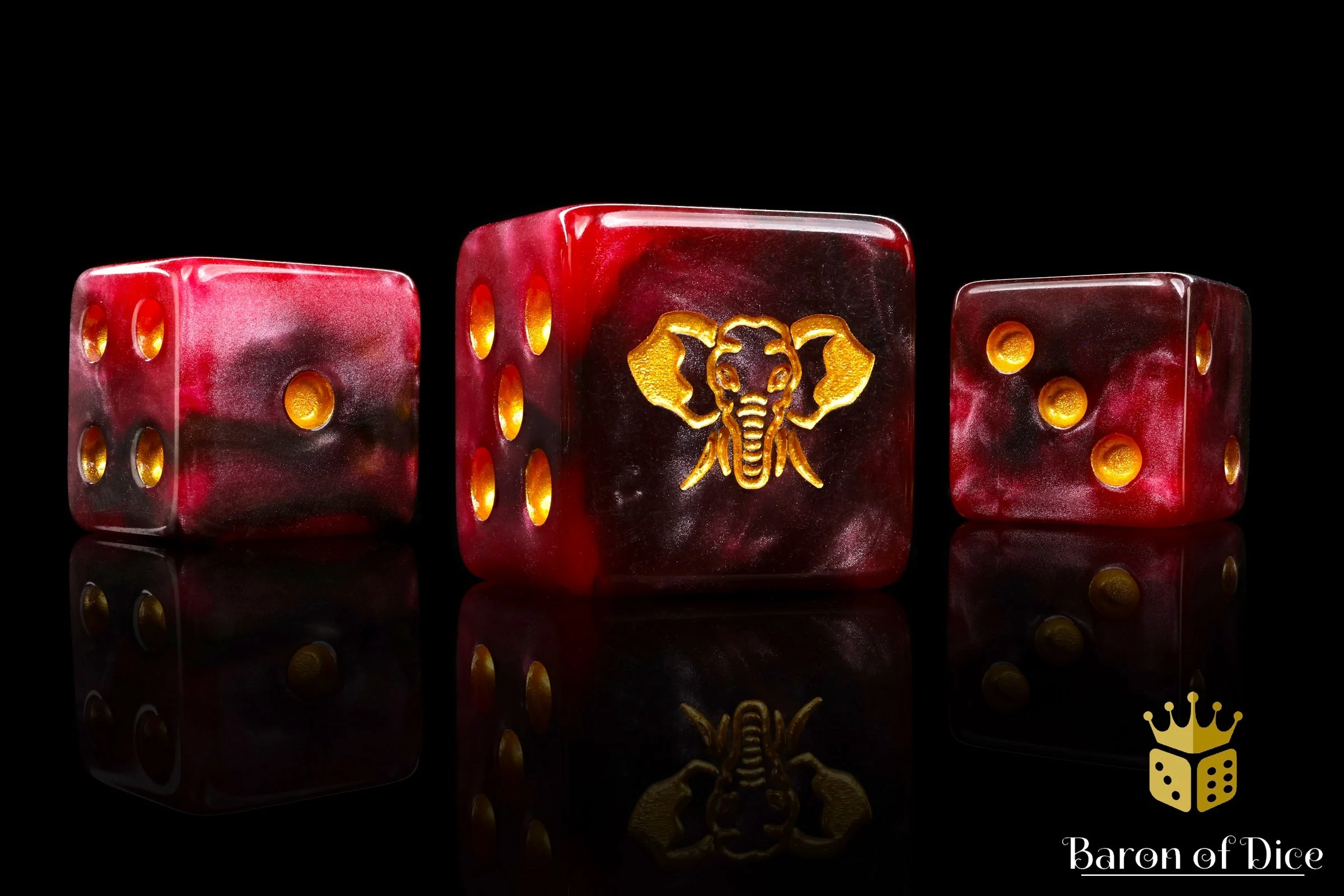 Four-Tusked Elephant, Square 16Mm Dice - Image 6