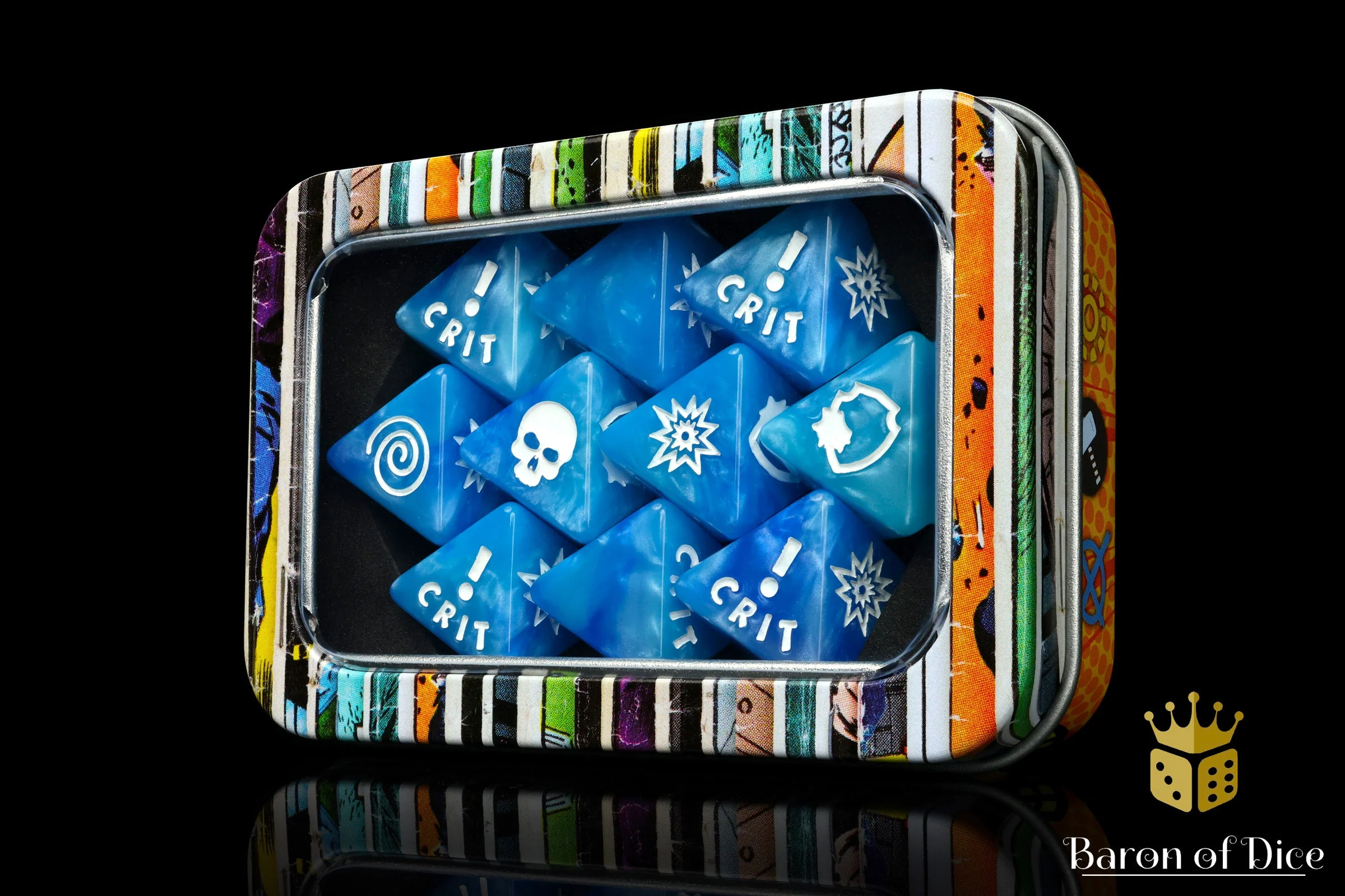 Generic Blue D8 Dice Set - Image 5