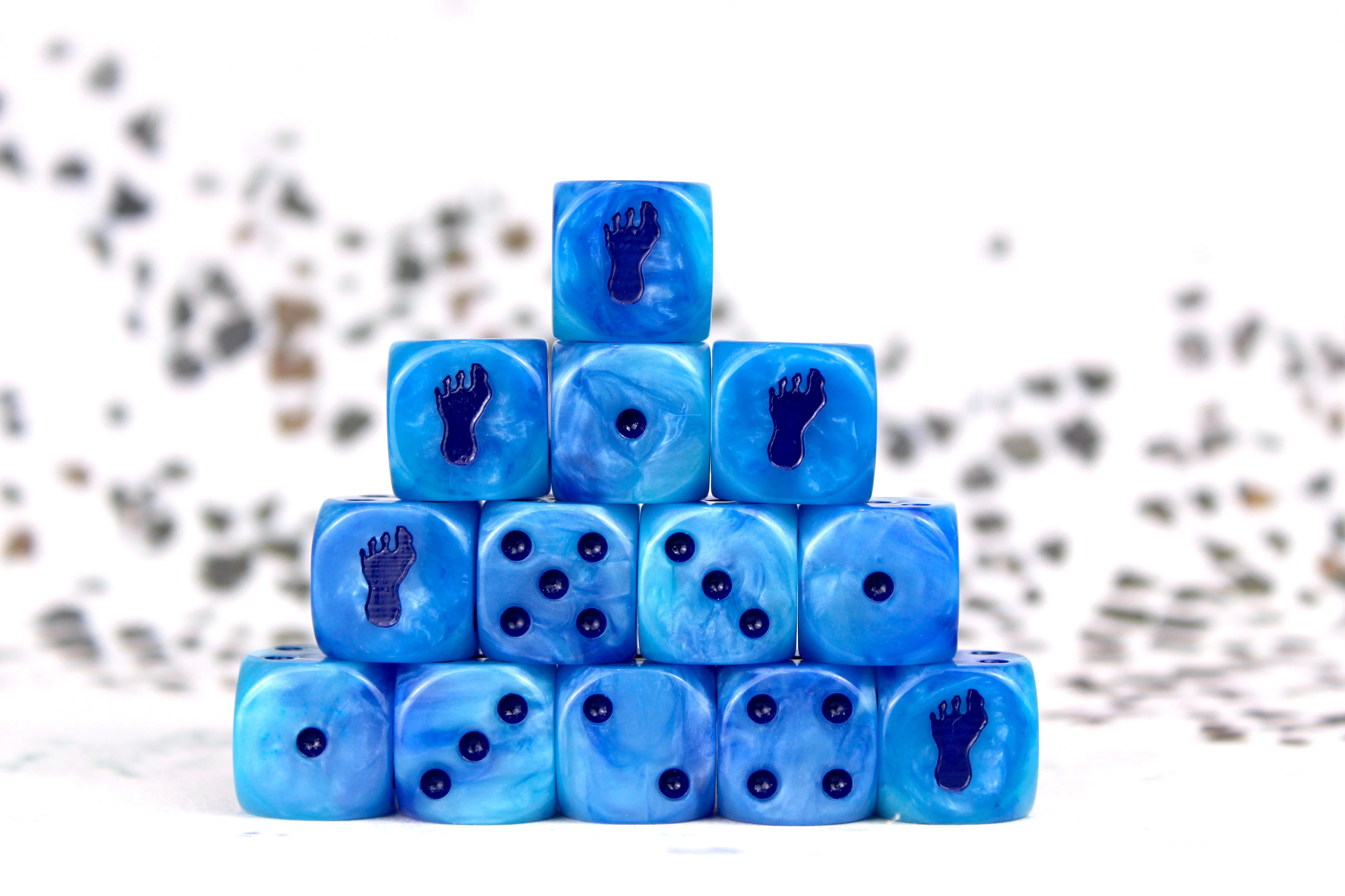 Giant Footprint, Blue Frost, Dice - Image 4