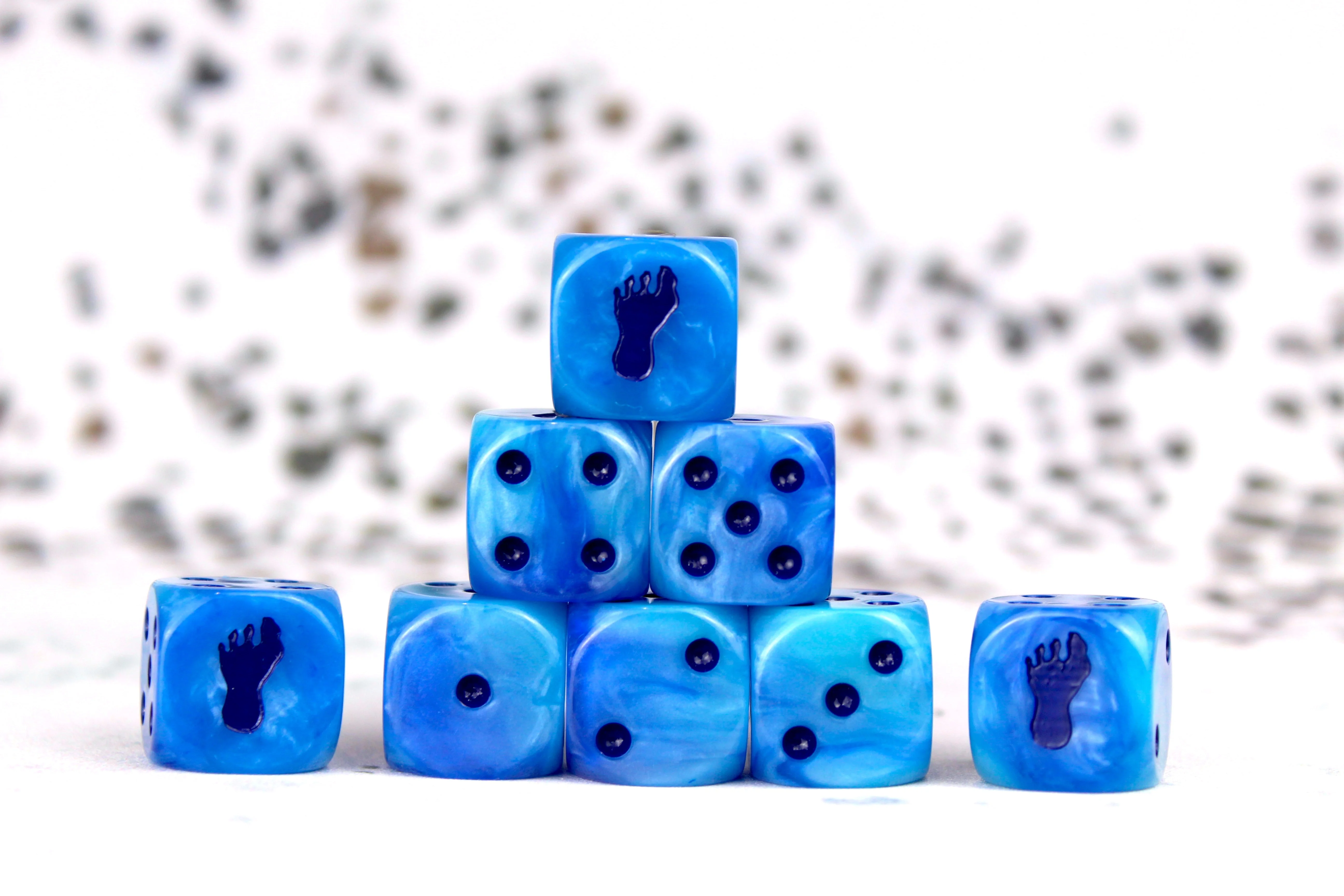 Giant Footprint, Blue Frost, Dice - Image 7