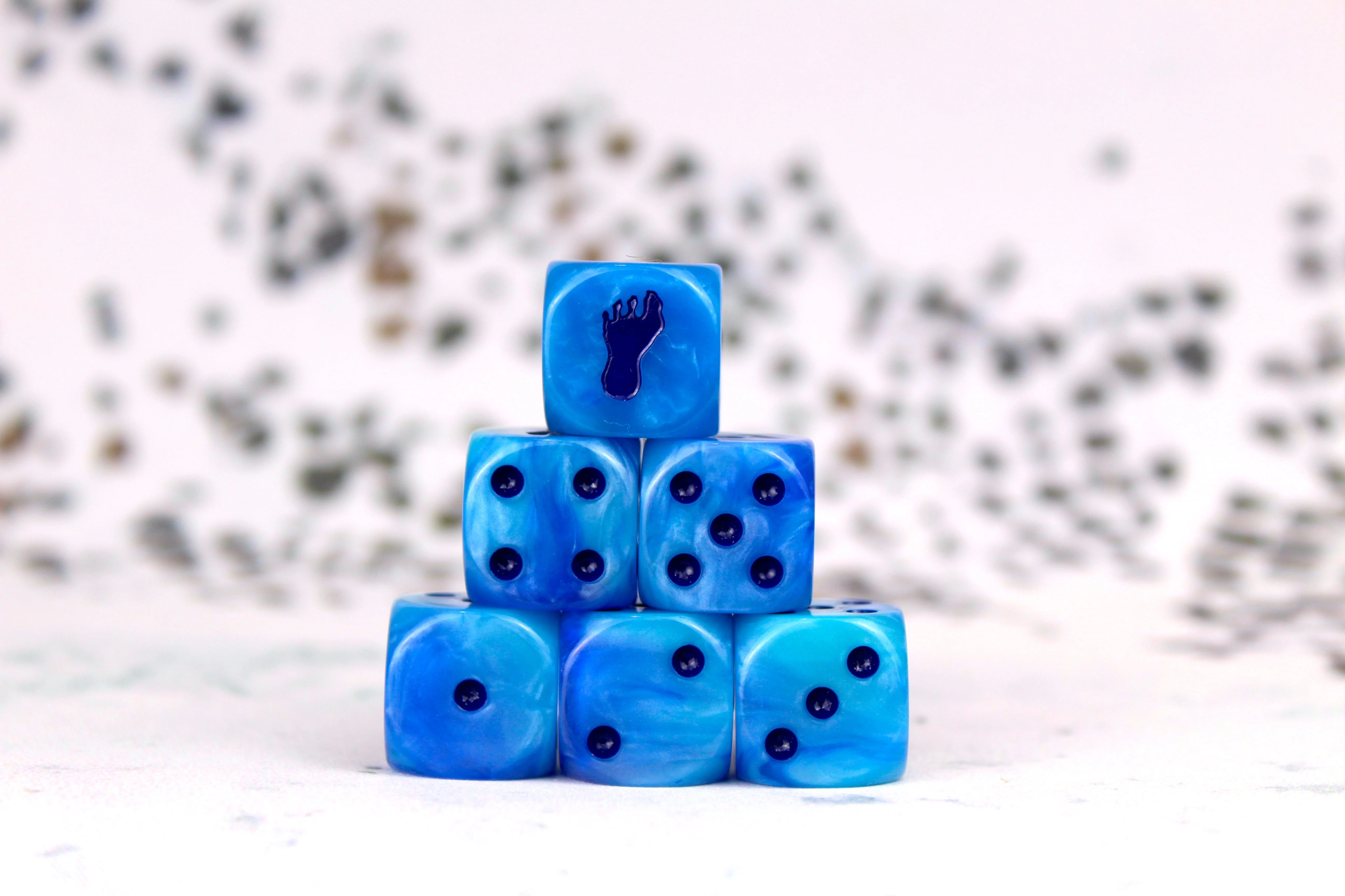 Giant Footprint, Blue Frost, Dice - Image 8