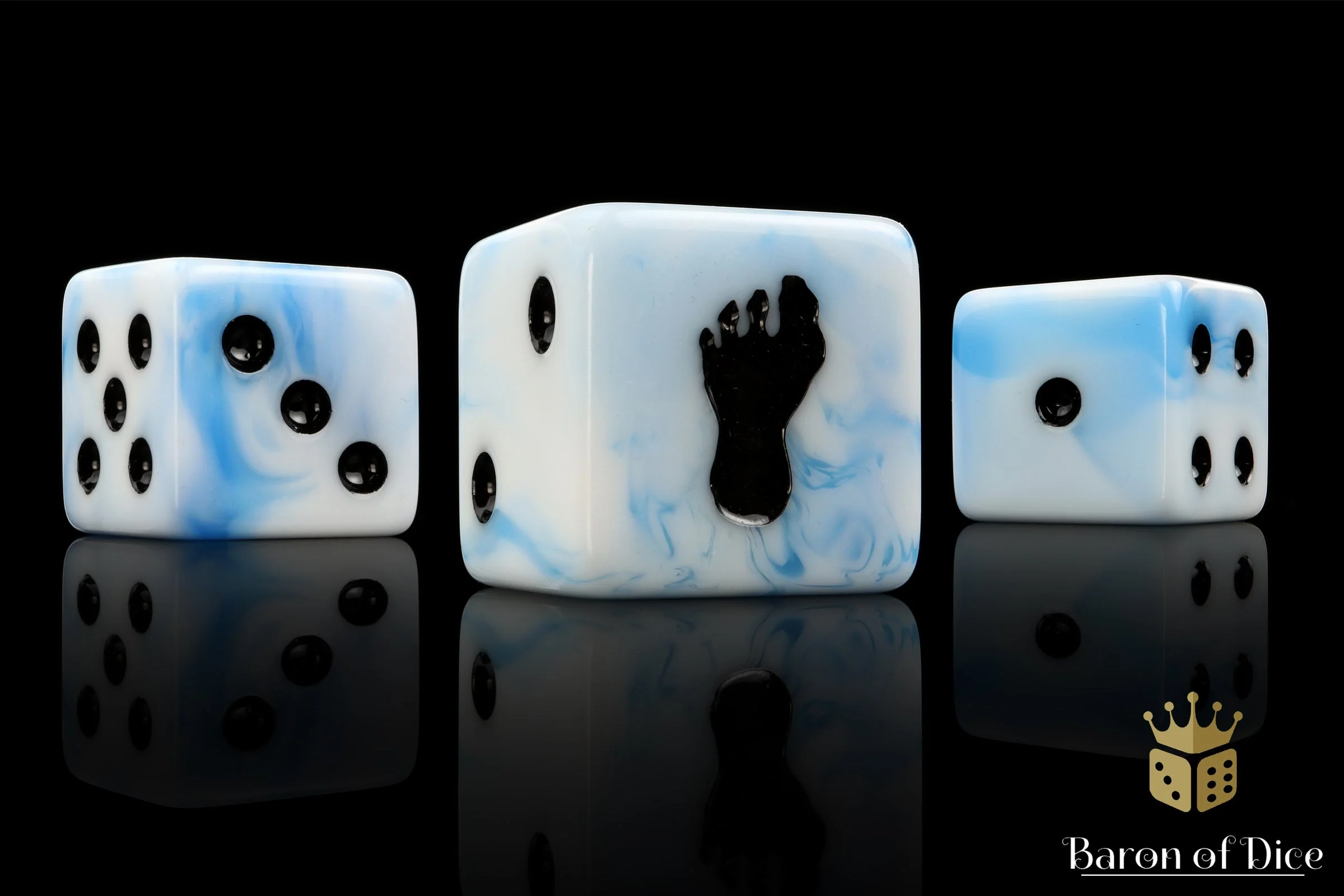 Giant Footprint, White Ice, Dice - Image 2