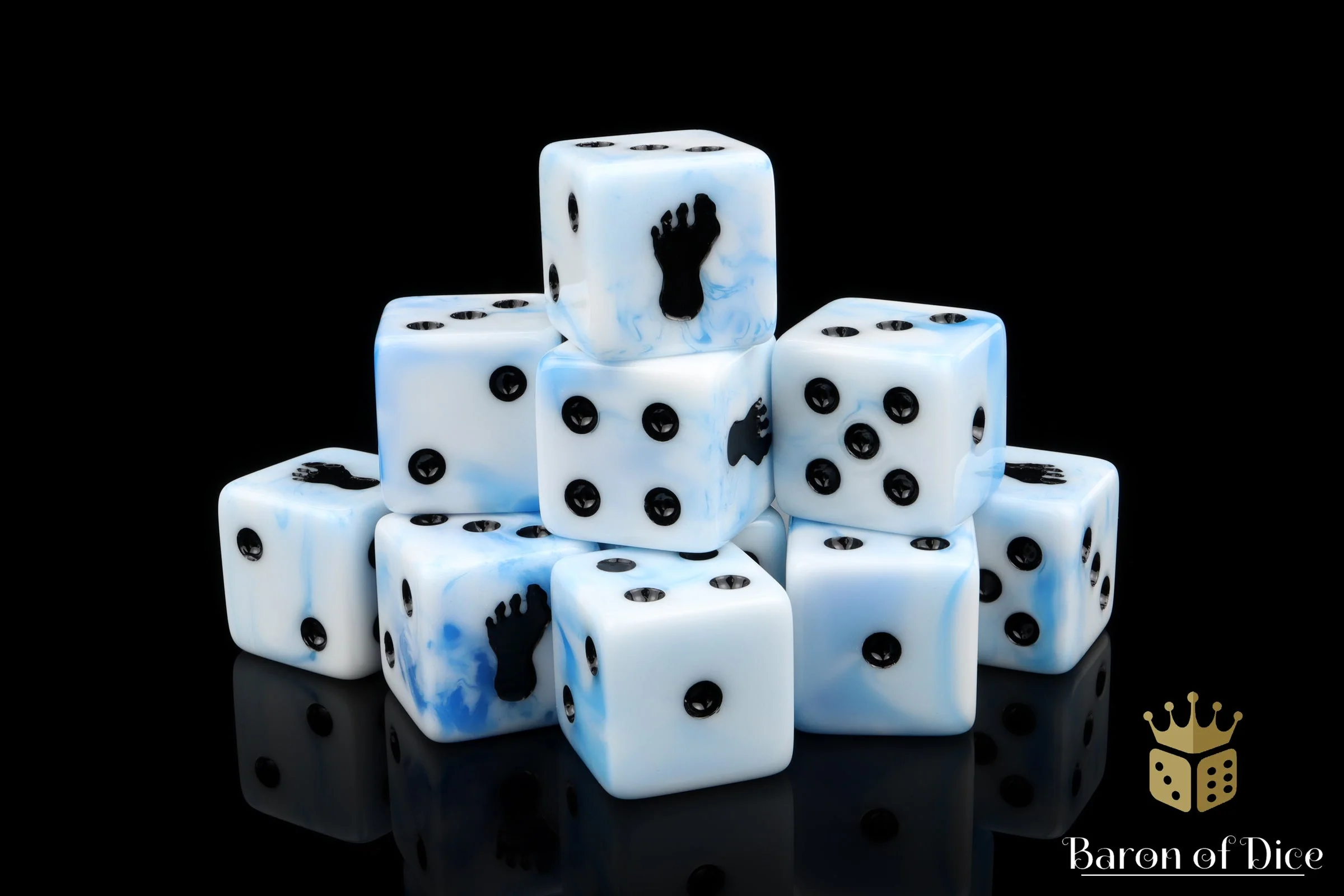 Giant Footprint, White Ice, Dice - Image 4
