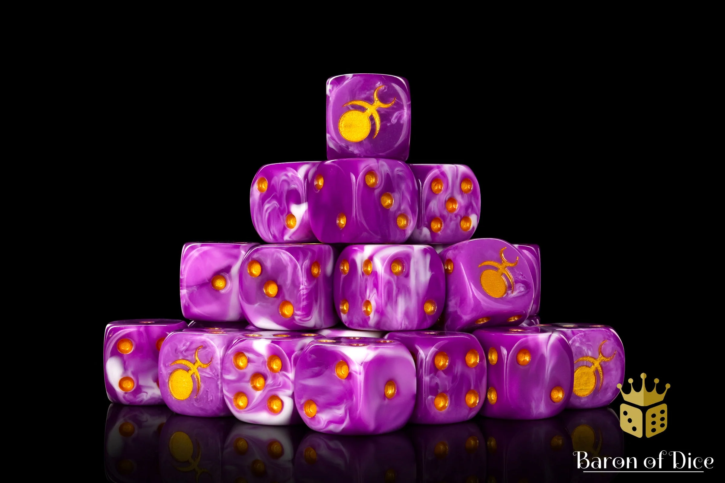 Gluttony, Gold Inlay, Dice - Image 5
