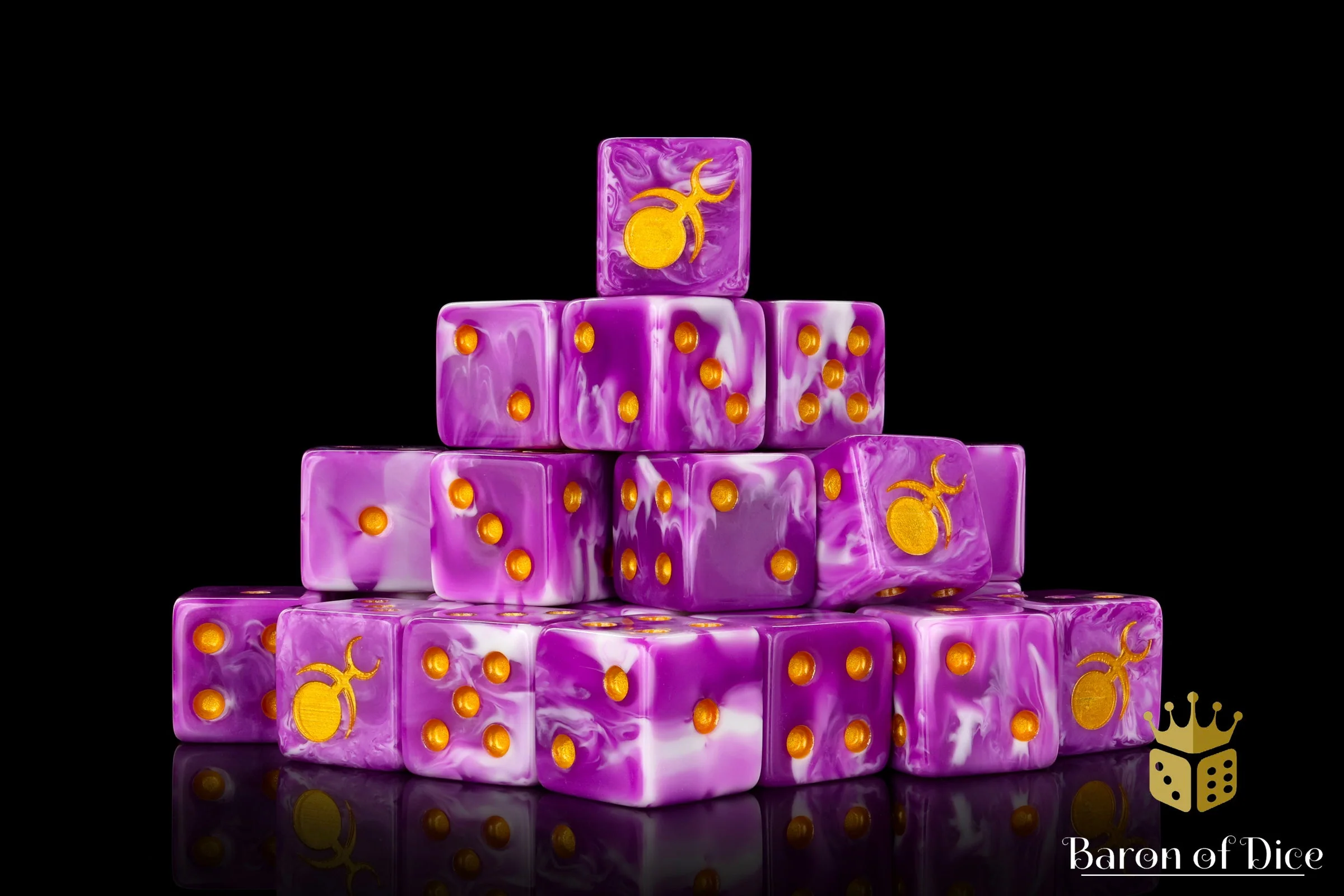 Gluttony, Gold Inlay, Dice - Image 6