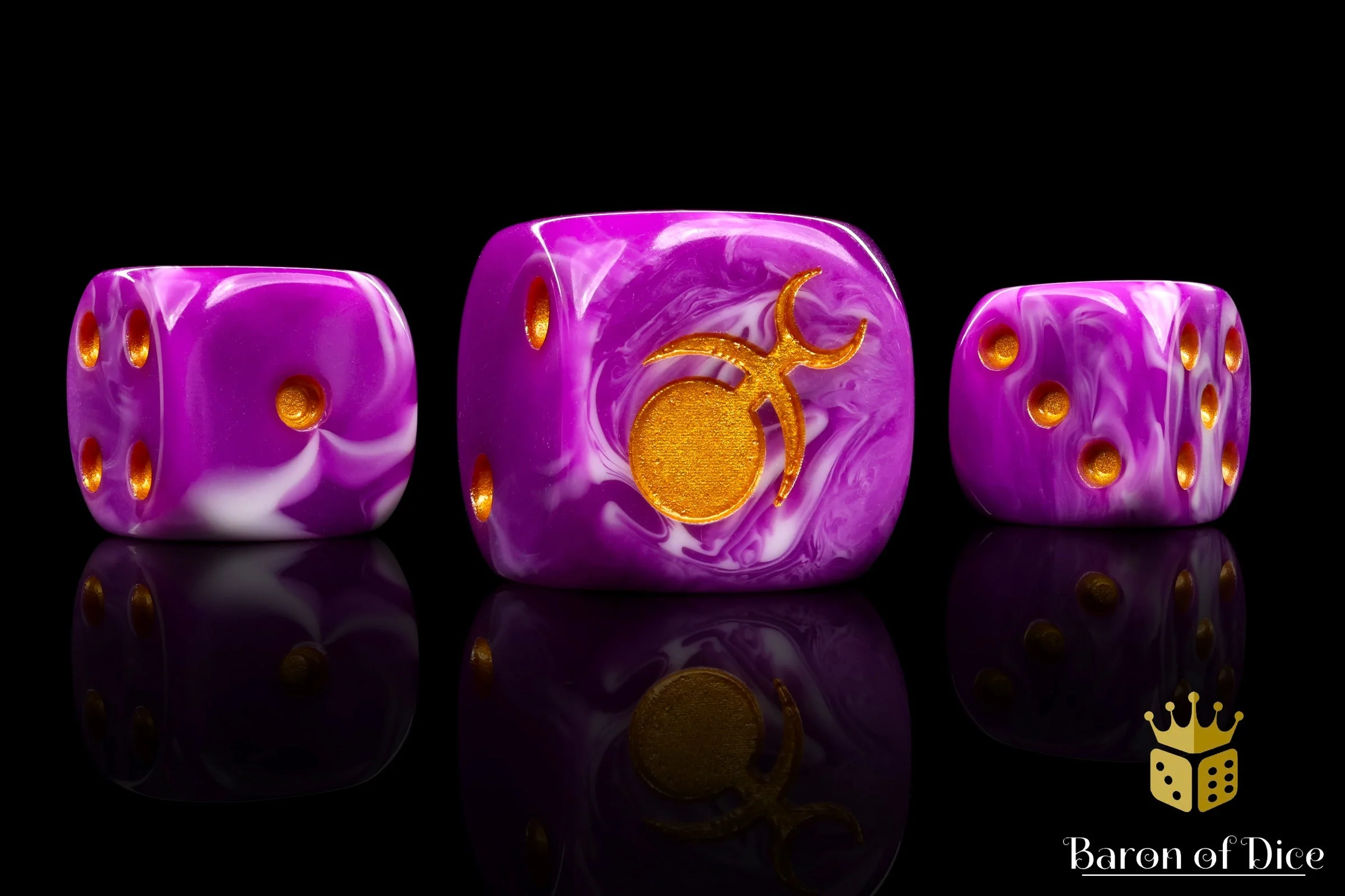 Gluttony, Gold Inlay, Dice - Image 8