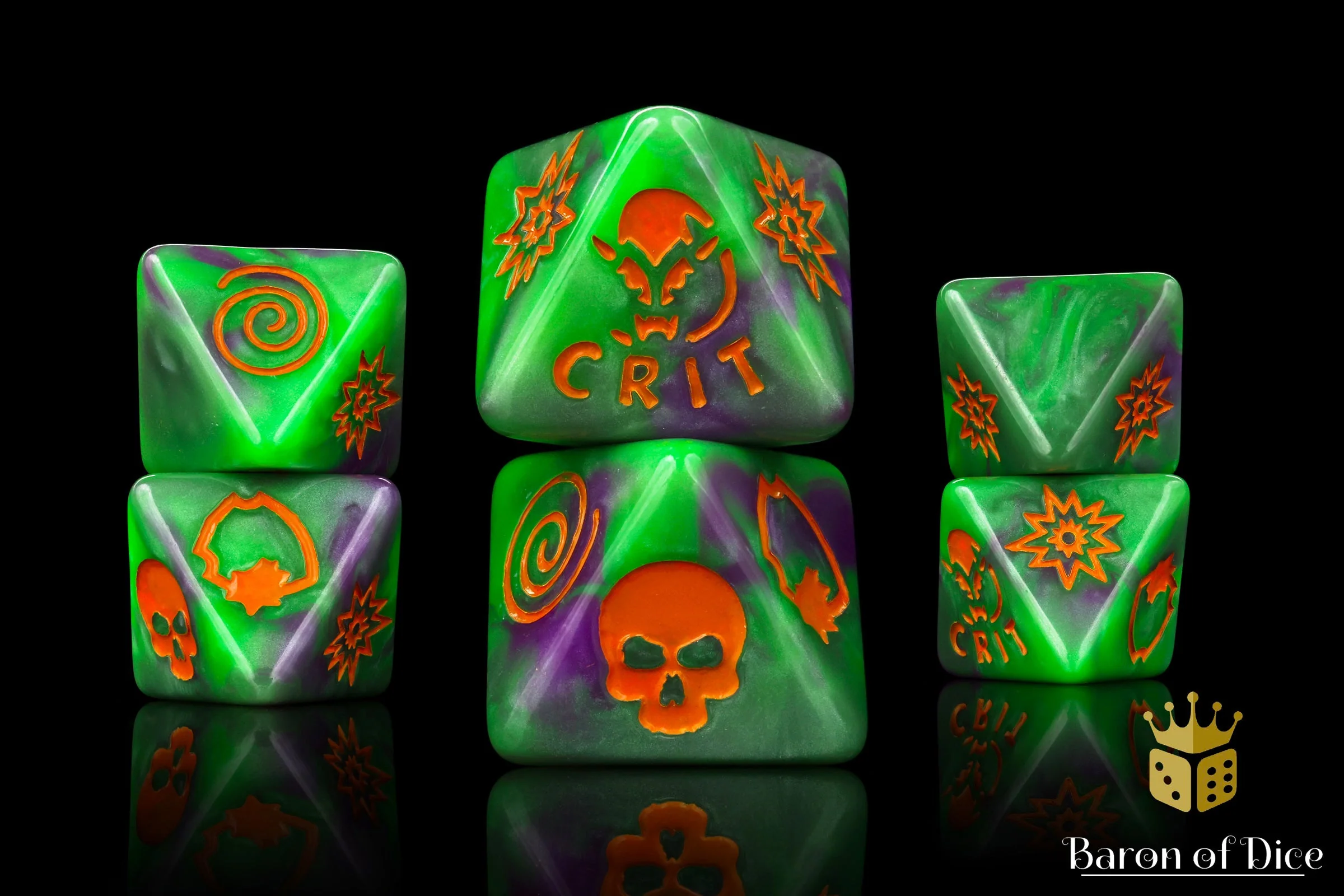 Goblin King D8 Dice Set - Image 4