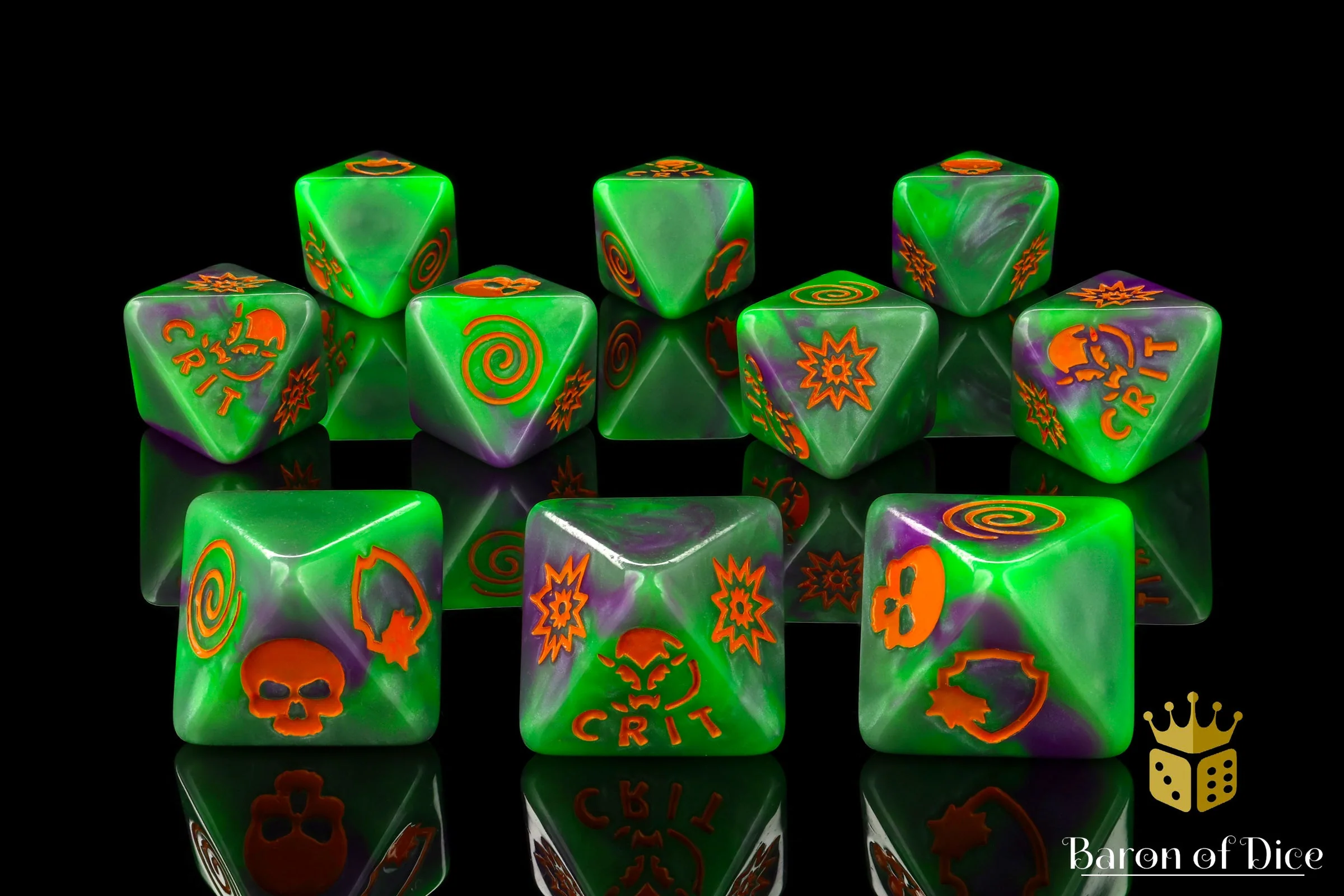 Goblin King D8 Dice Set - Image 5