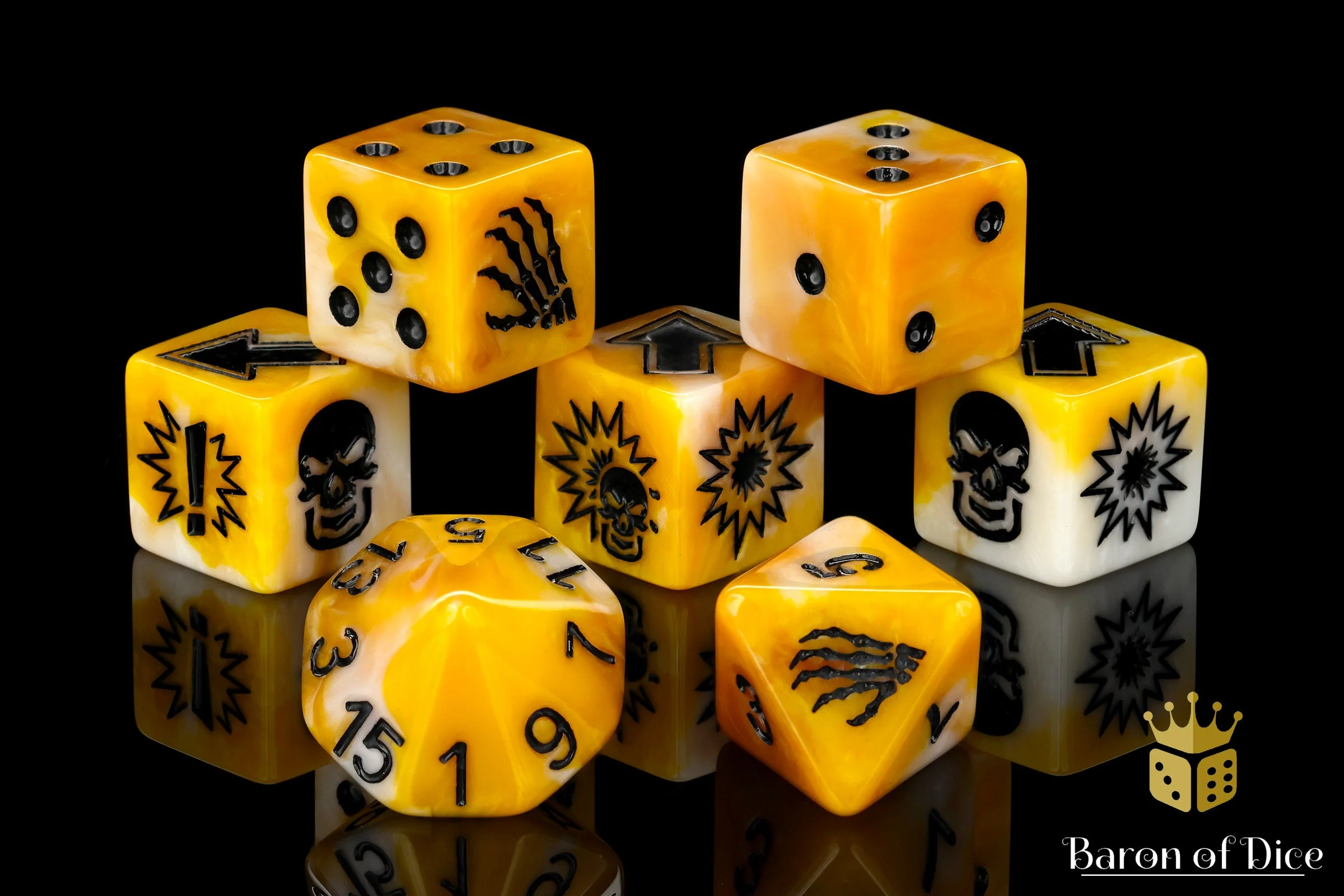 Gold, Football Dice Sets - Image 11