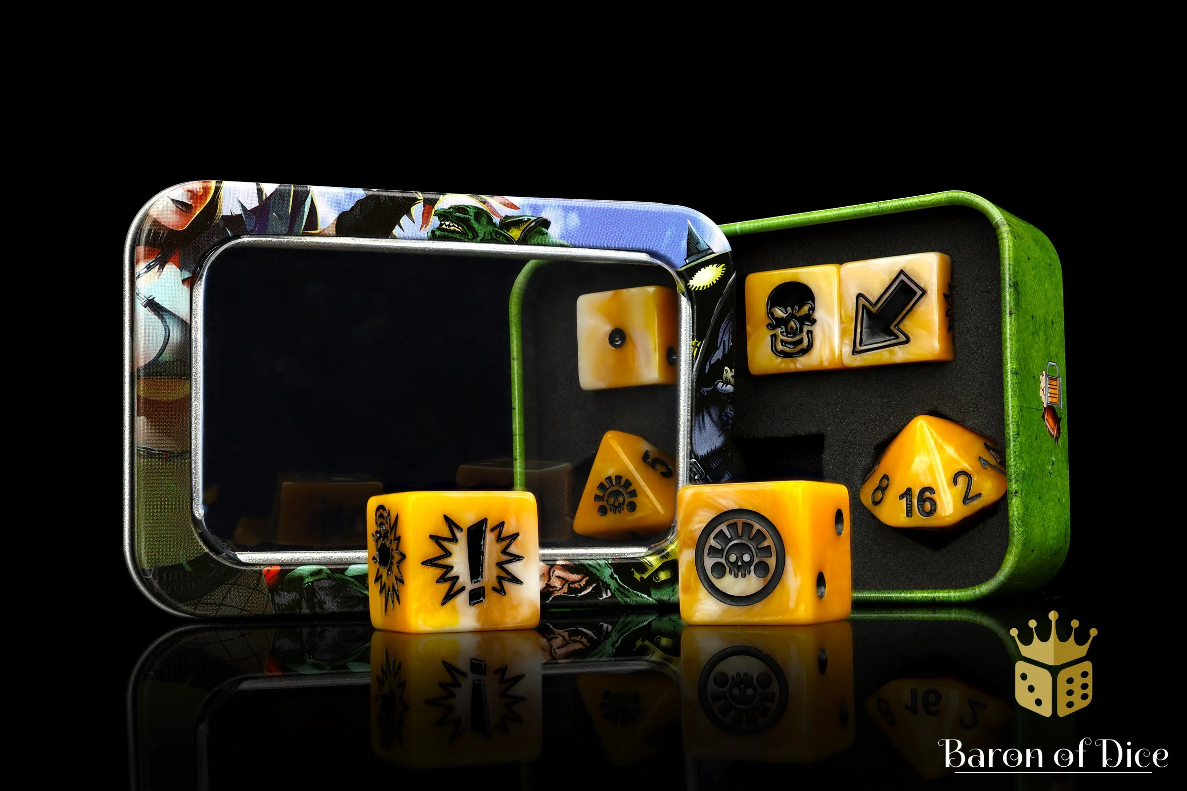 Gold, Football Dice Sets - Image 2