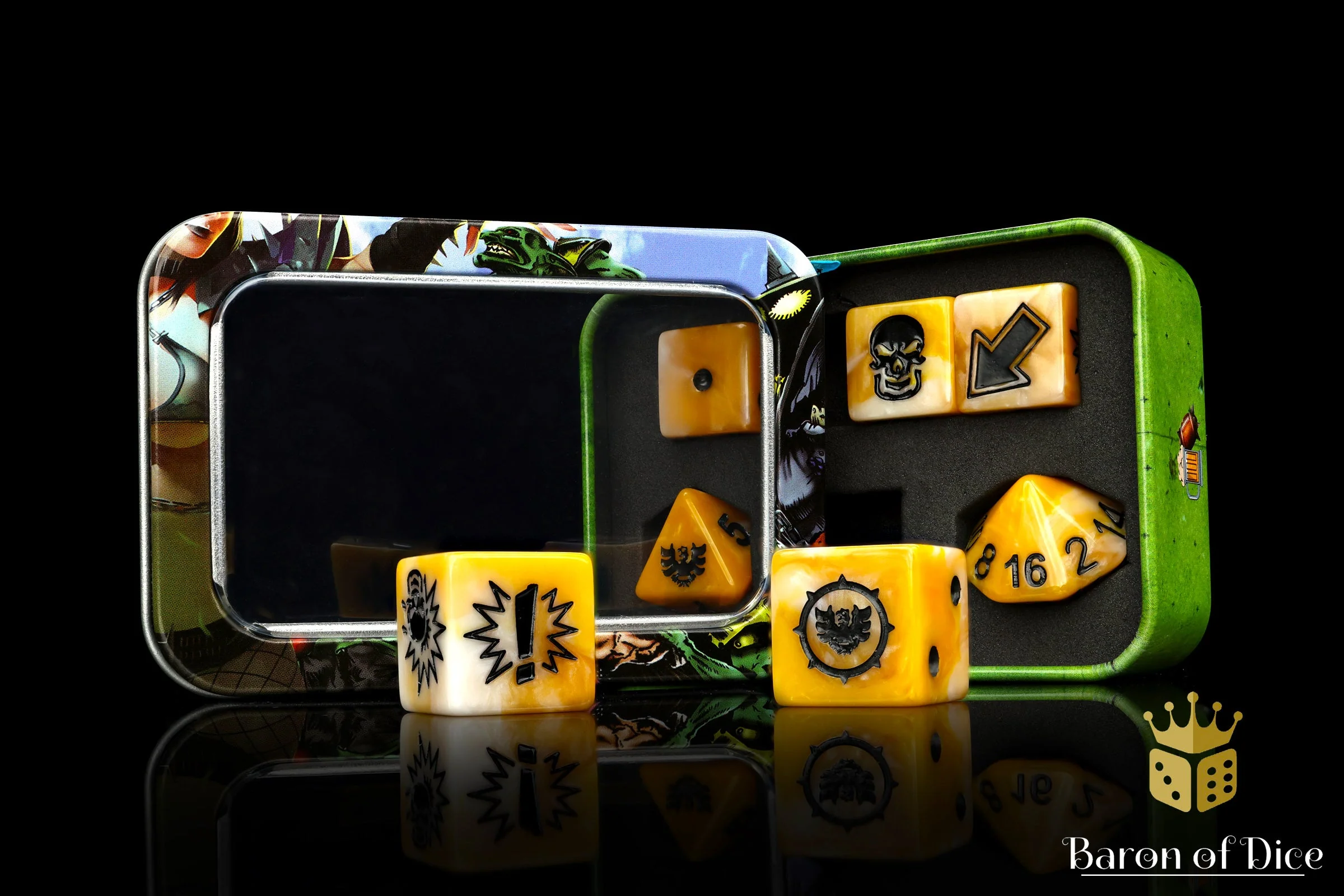 Gold, Football Dice Sets - Image 4