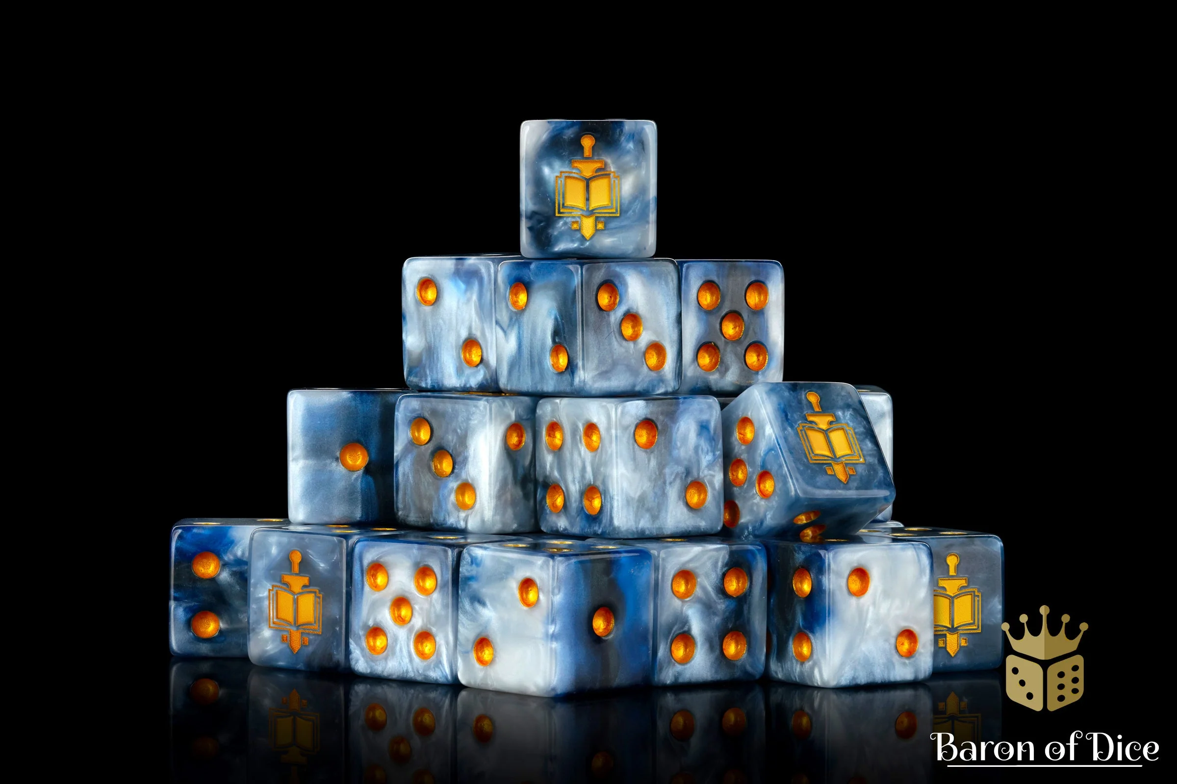 Golden Tome, 16Mm Dice - Image 4