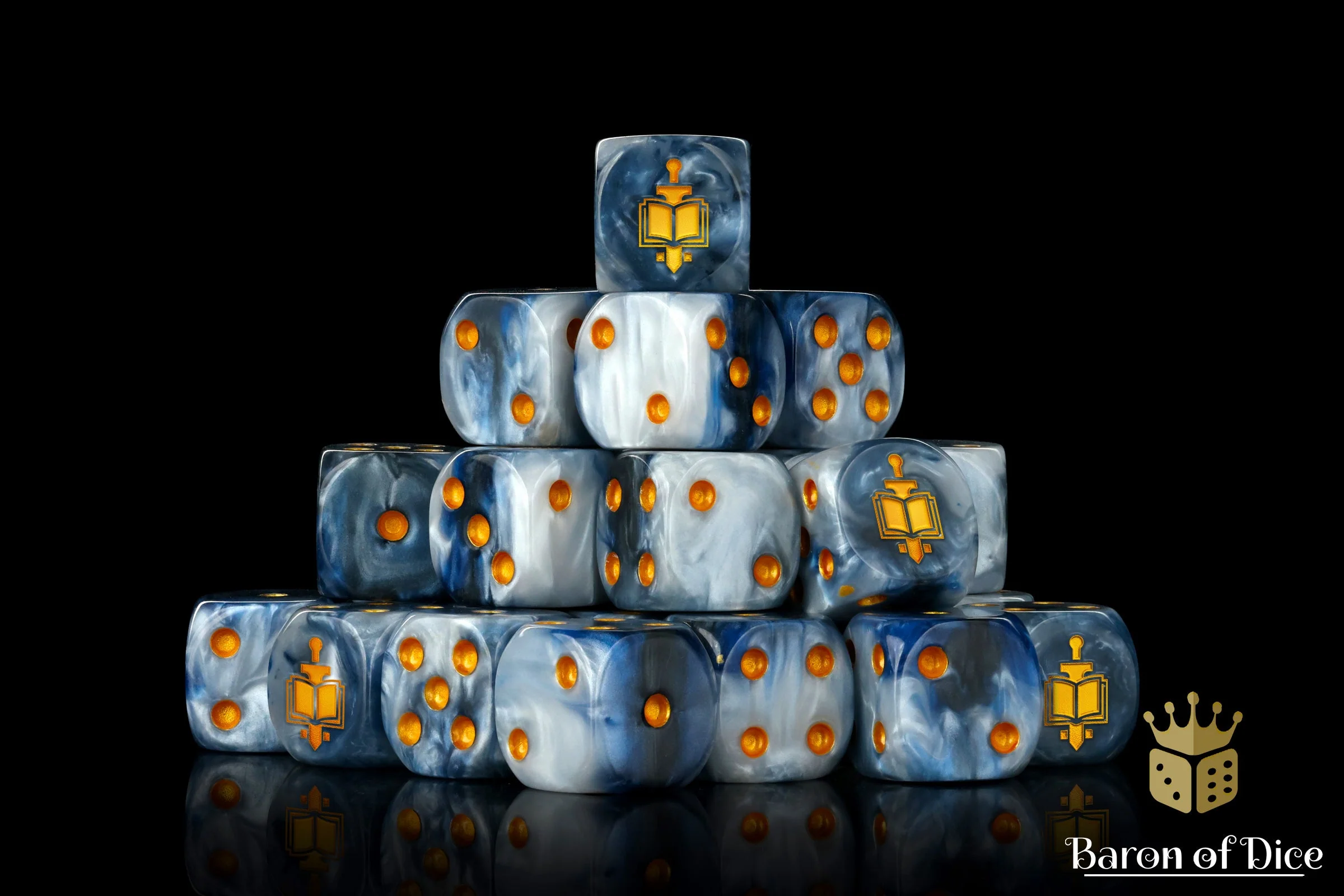 Golden Tome, 16Mm Dice - Image 5