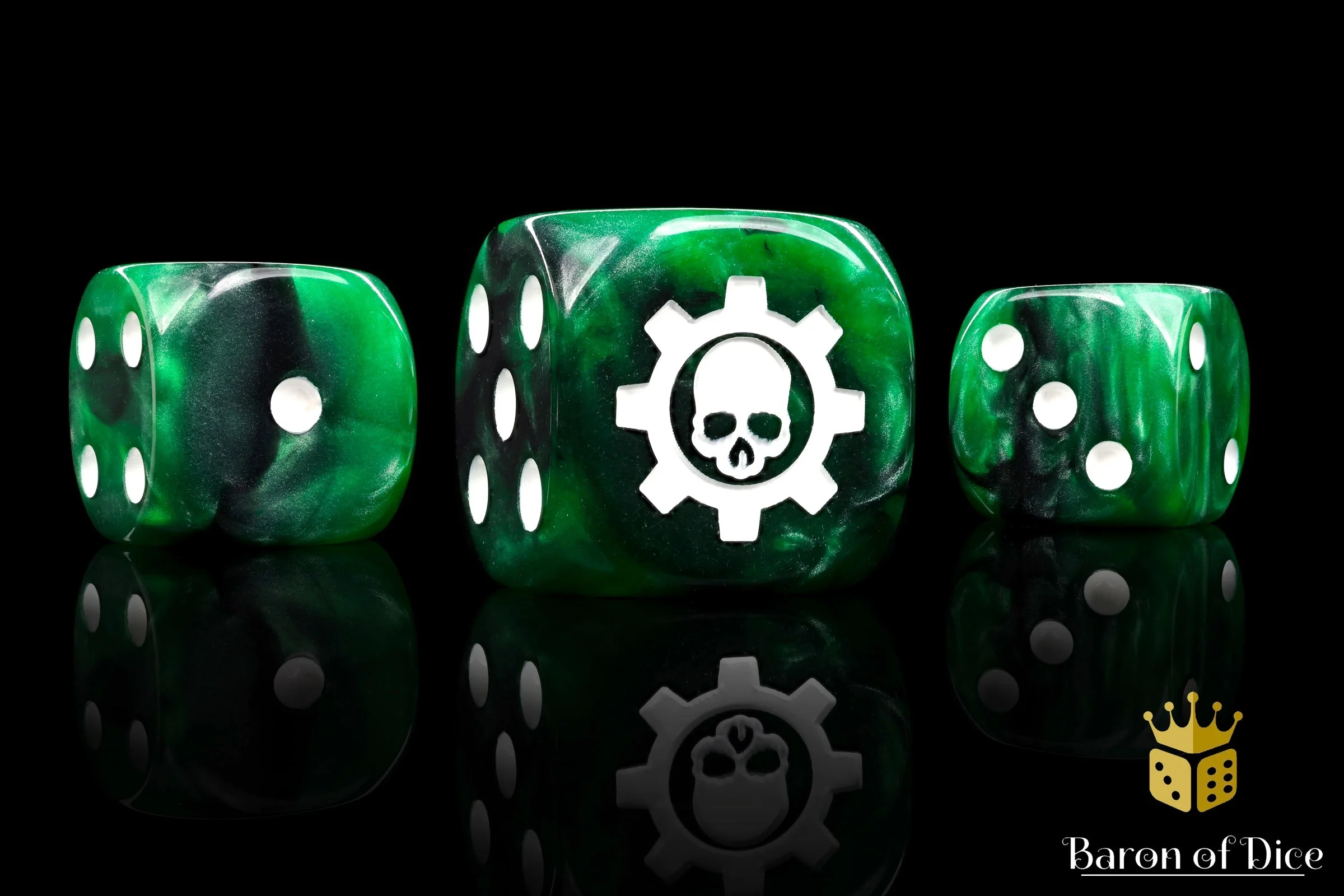 Green Cog, 16Mm Dice - Image 5