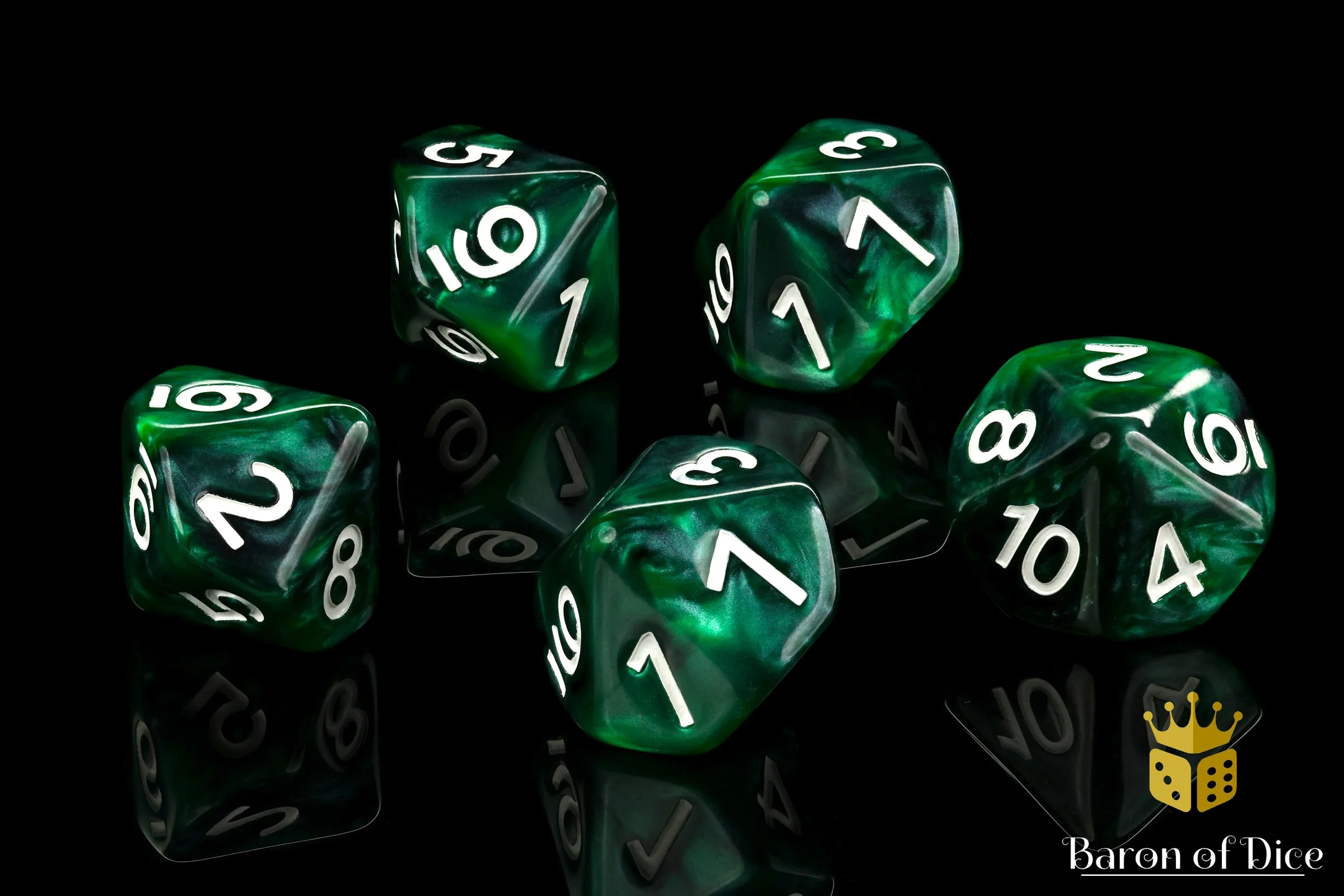 Green Titan Dice Set - Image 2