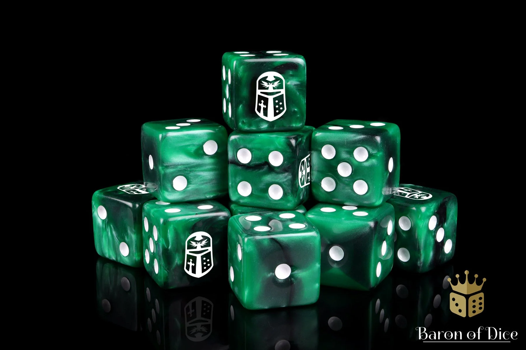 Imperial Helm 16Mm Dice - Green - Image 5